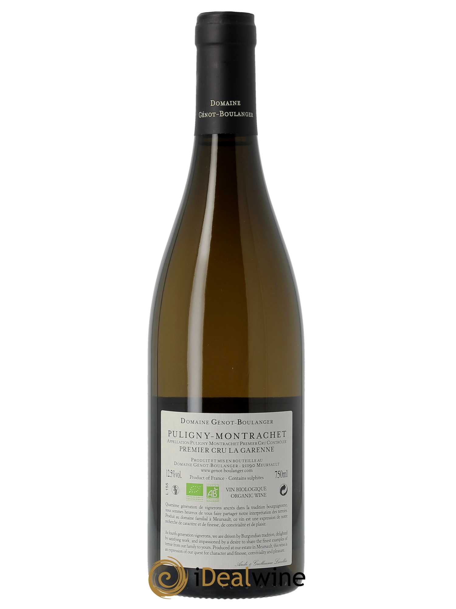 Puligny-Montrachet 1er Cru La Garenne Génot-Boulanger (Domaine) 2020 - Lot de 1 bouteille - 1