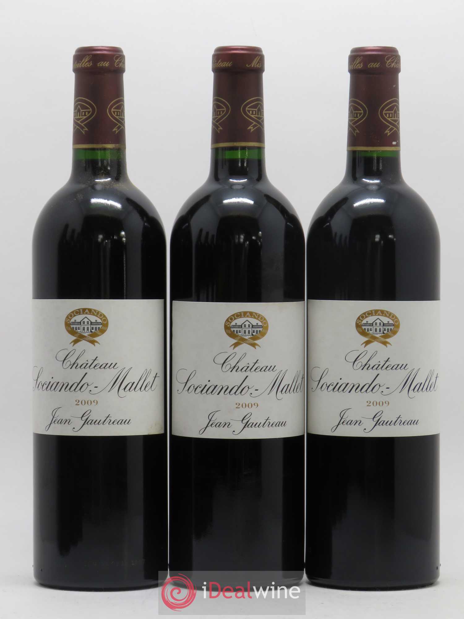 Château Sociando Mallet 2009 - Lot de 6 bouteilles - 1