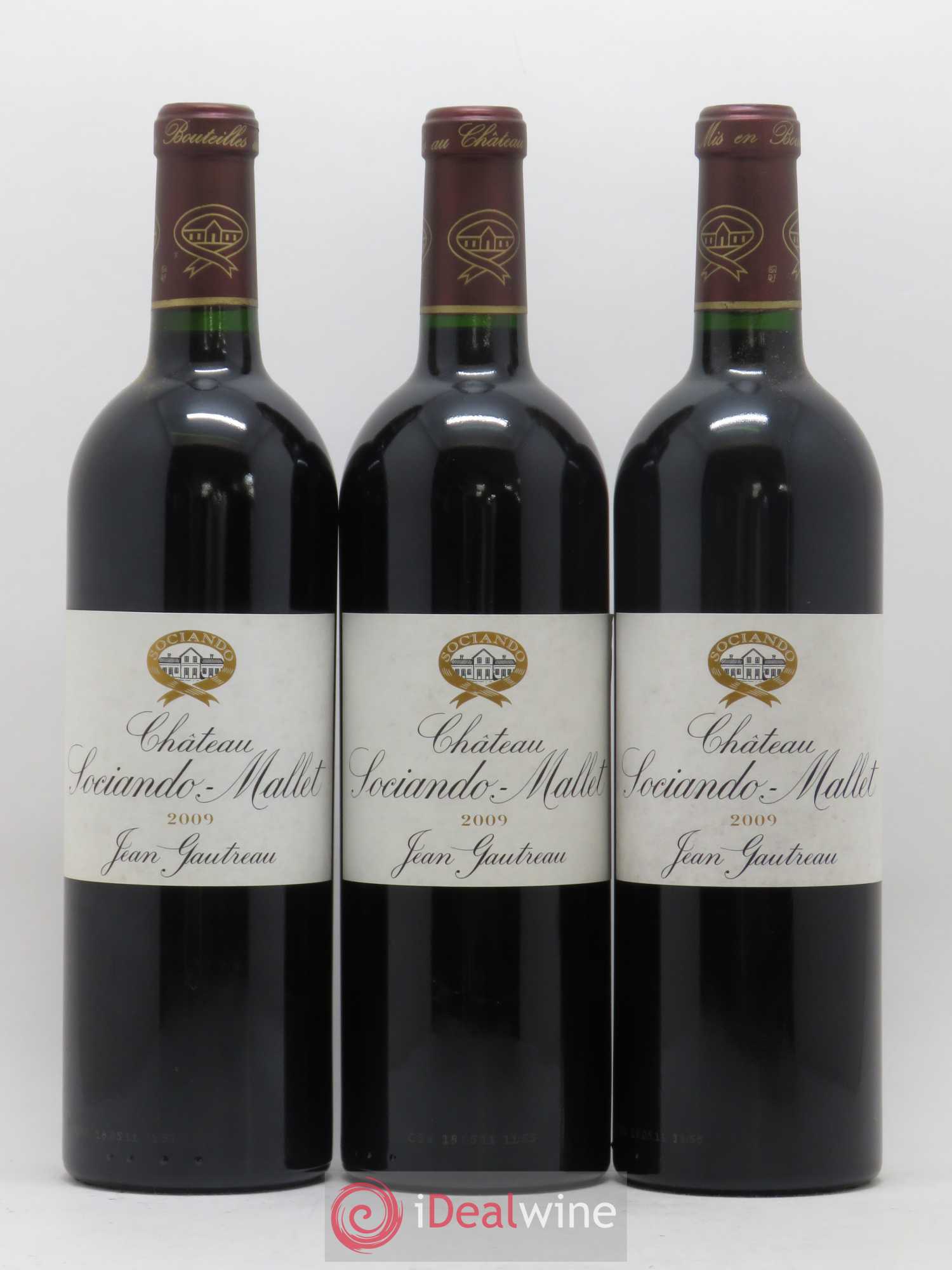 Château Sociando Mallet 2009 - Lot de 6 bouteilles - 2