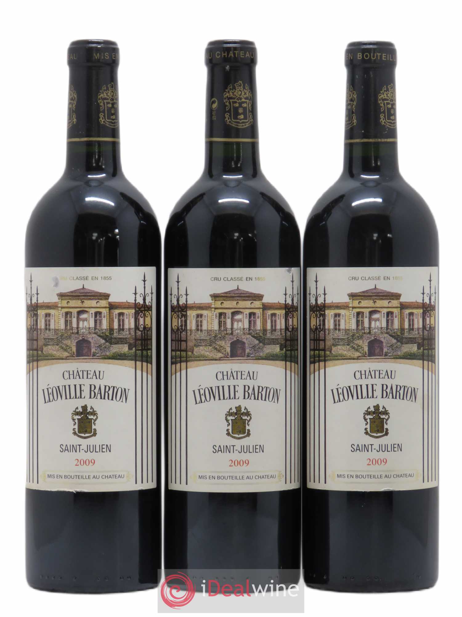 Château Léoville Barton 2ème Grand Cru Classé 2009 - Lot de 3 bouteilles - 0