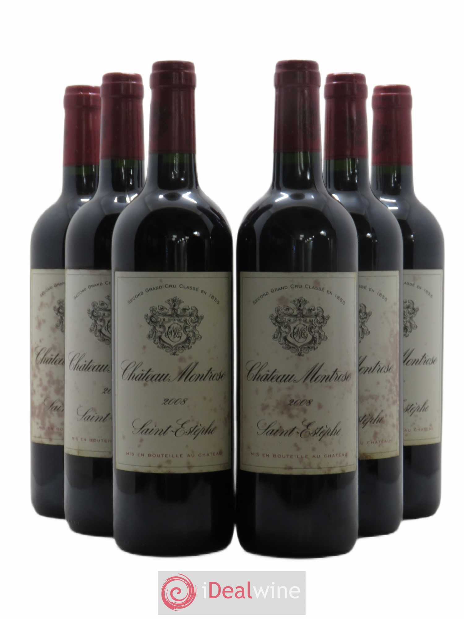 Château Montrose 2ème Grand Cru Classé 2008 - Lot de 6 bouteilles - 0