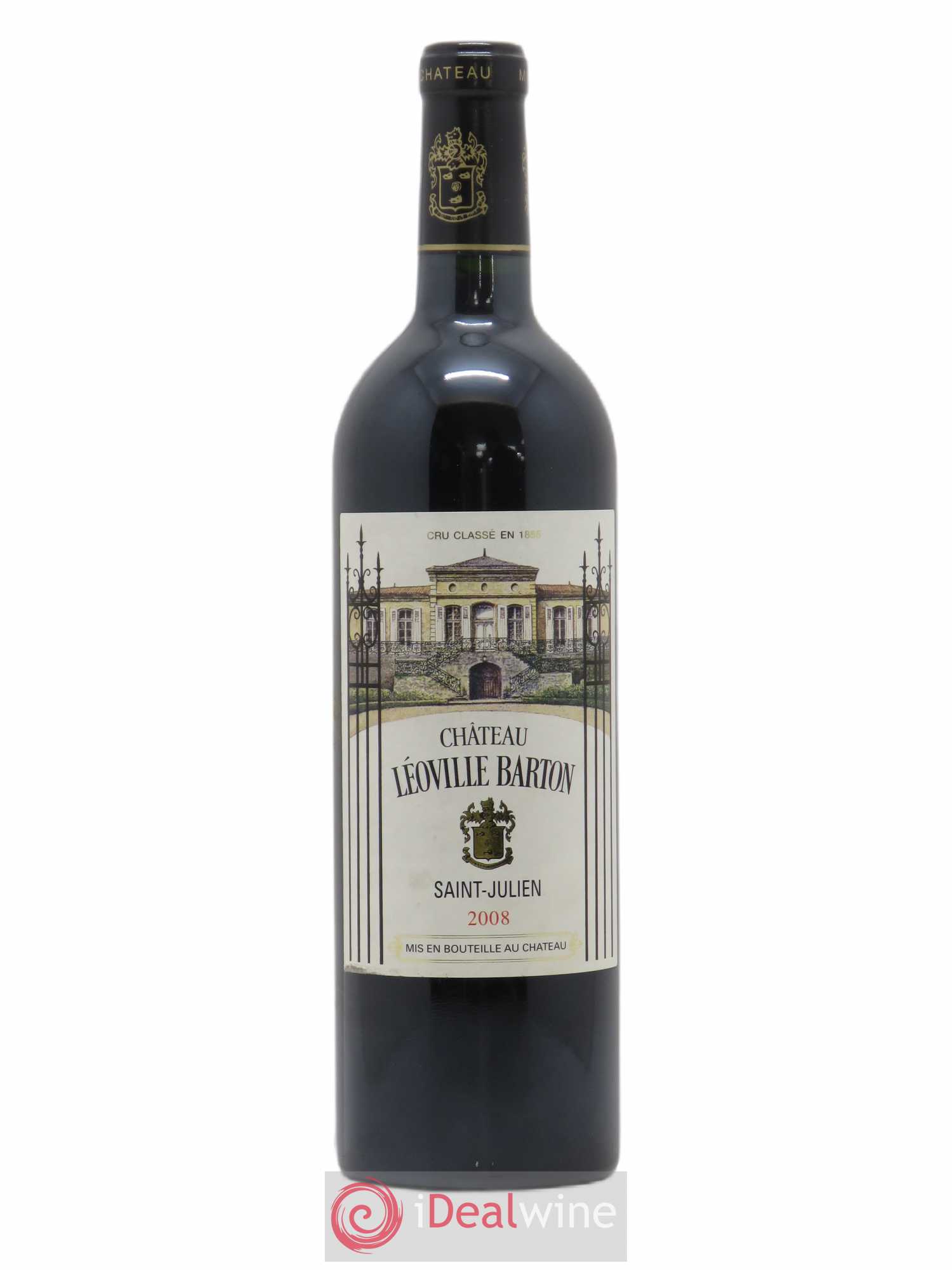 Château Léoville Barton 2ème Grand Cru Classé 2008 - Lot de 1 bouteille - 0
