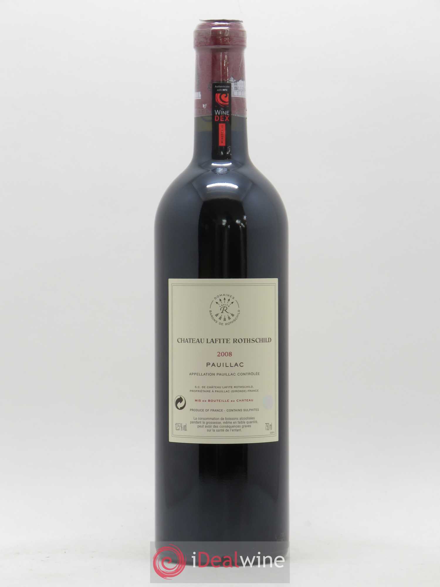 Château Lafite Rothschild 1er Grand Cru Classé 2008 - Lot de 1 bouteille - 1