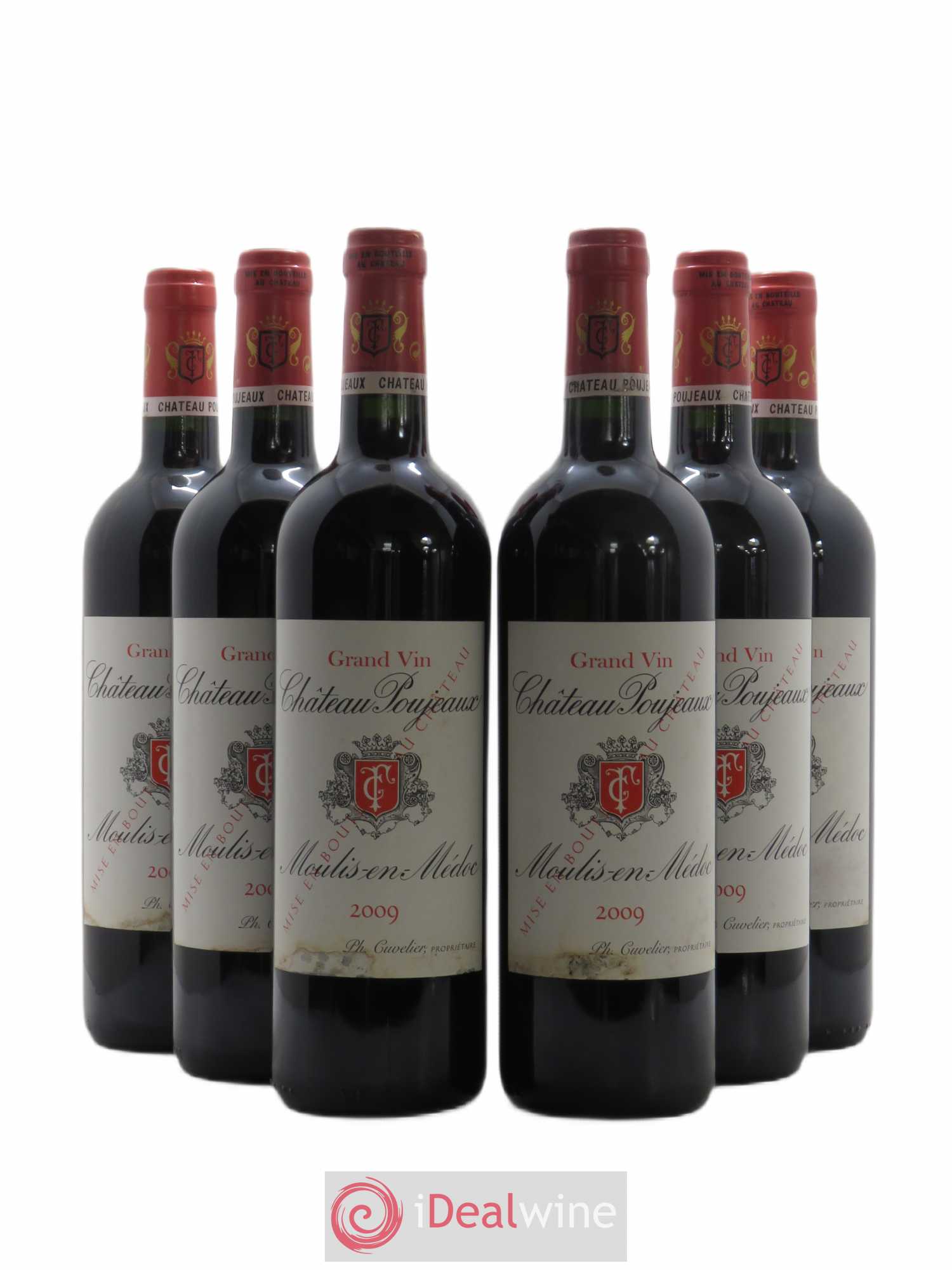 Château Poujeaux 2009 - Lot de 6 bouteilles - 0