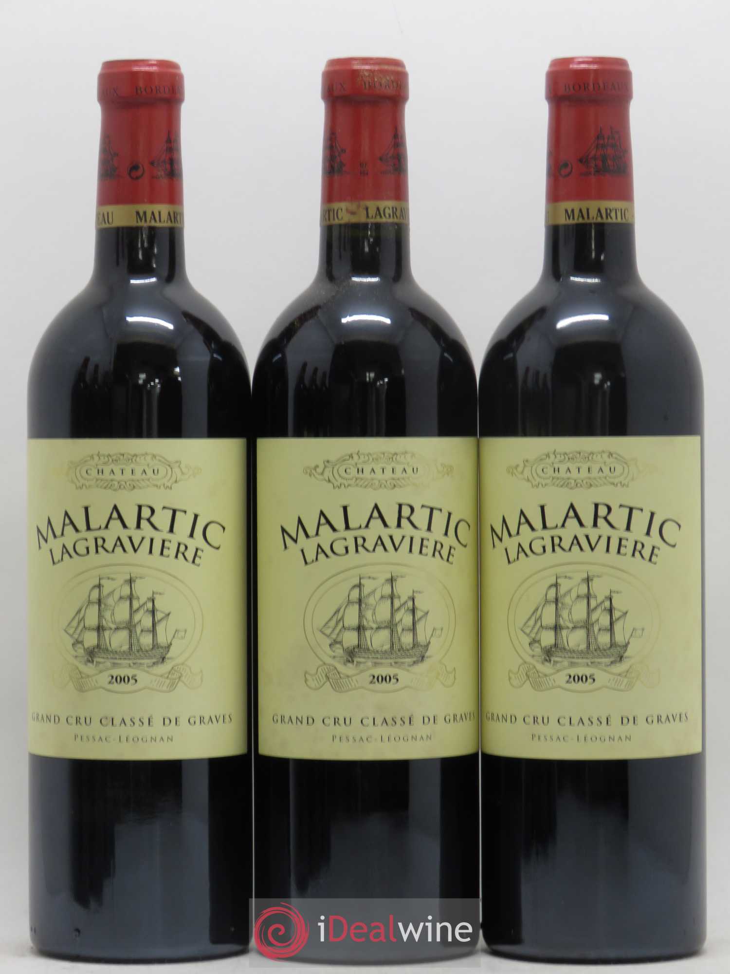 Château Malartic-Lagravière Cru Classé de Graves 2005 - Lot de 6 bouteilles - 1