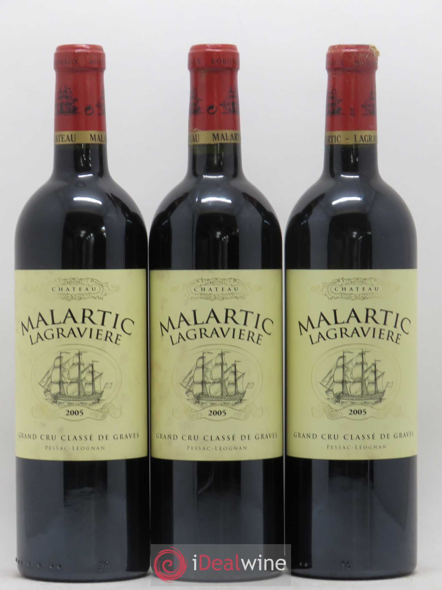 Château Malartic-Lagravière Cru Classé de Graves 2005 - Lot de 6 bouteilles - 2