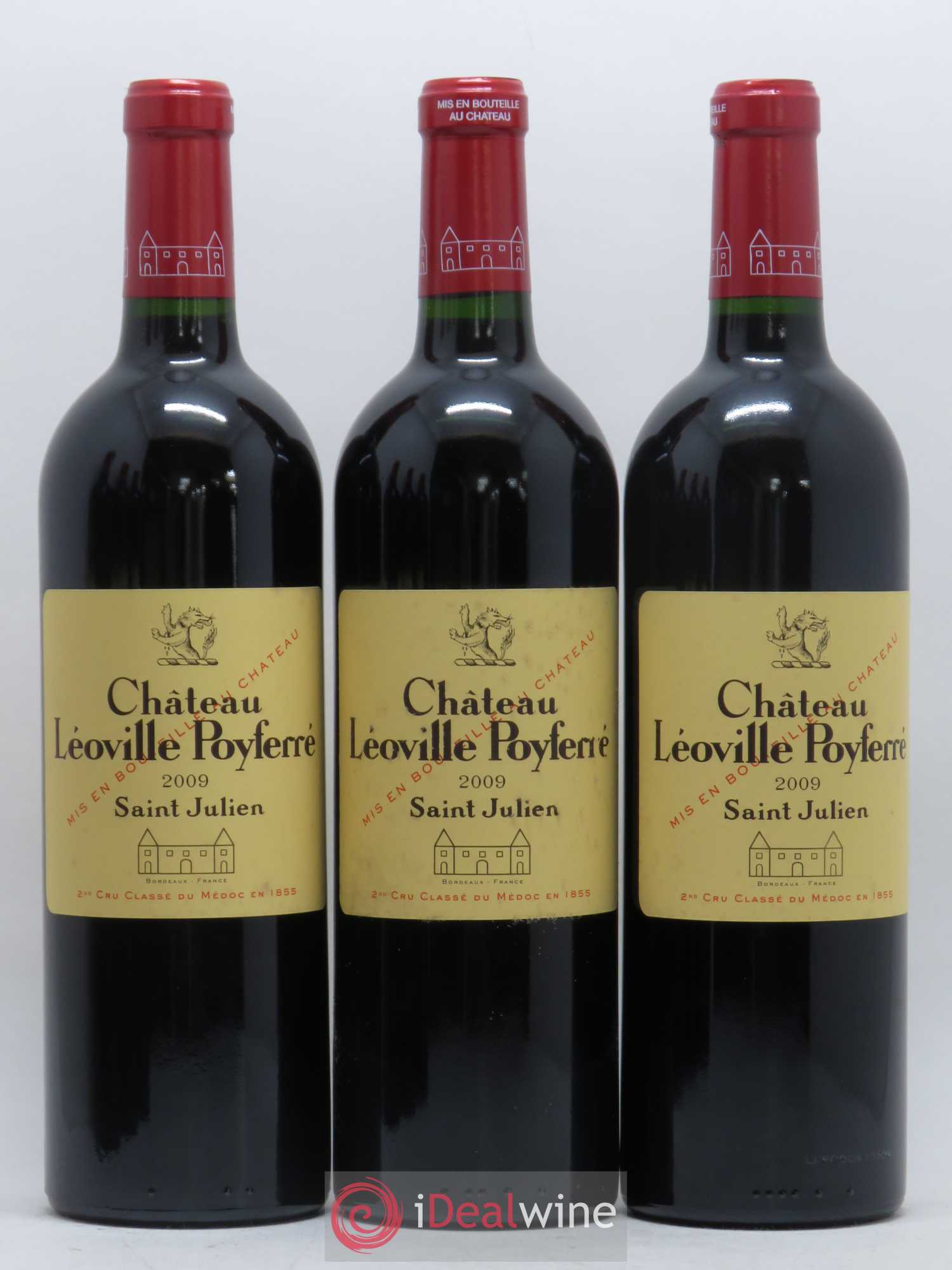 Château Léoville Poyferré 2ème Grand Cru Classé 2009 - Lot de 6 bouteilles - 1