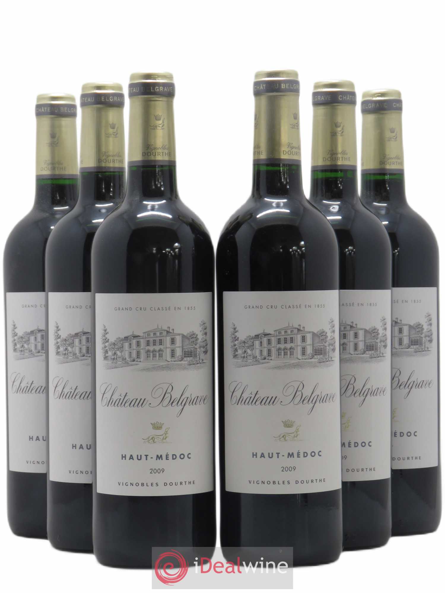 Château Belgrave 5ème Grand Cru Classé 2009 - Lot de 6 bouteilles - 0