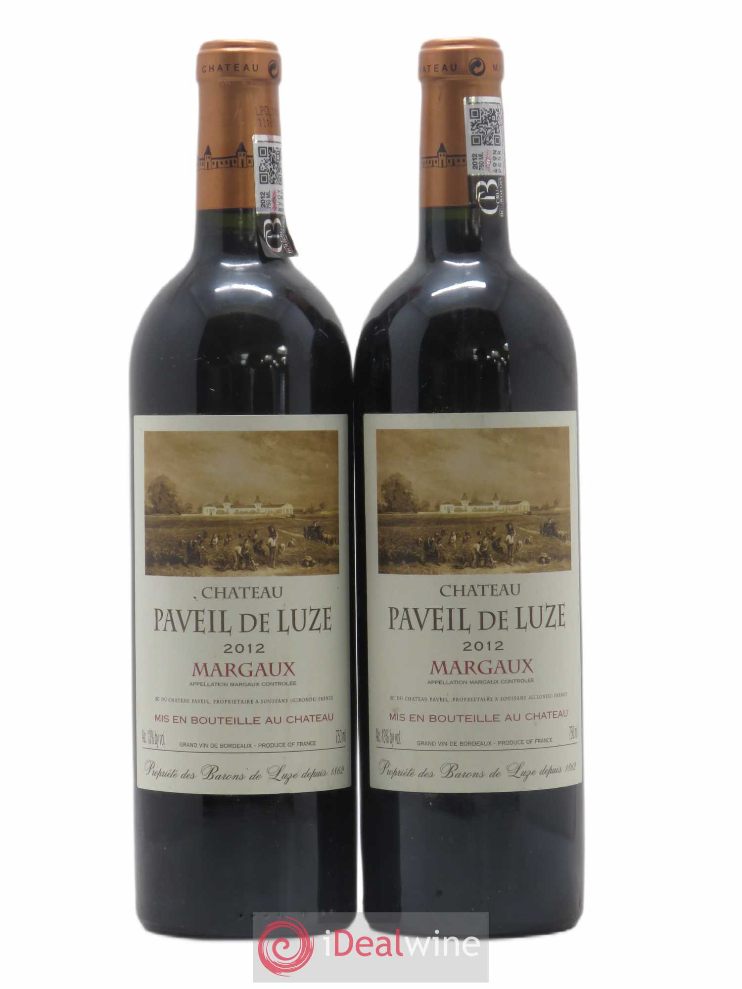 Château Paveil de Luze Cru Bourgeois 2012 - Lot de 2 bouteilles - 0
