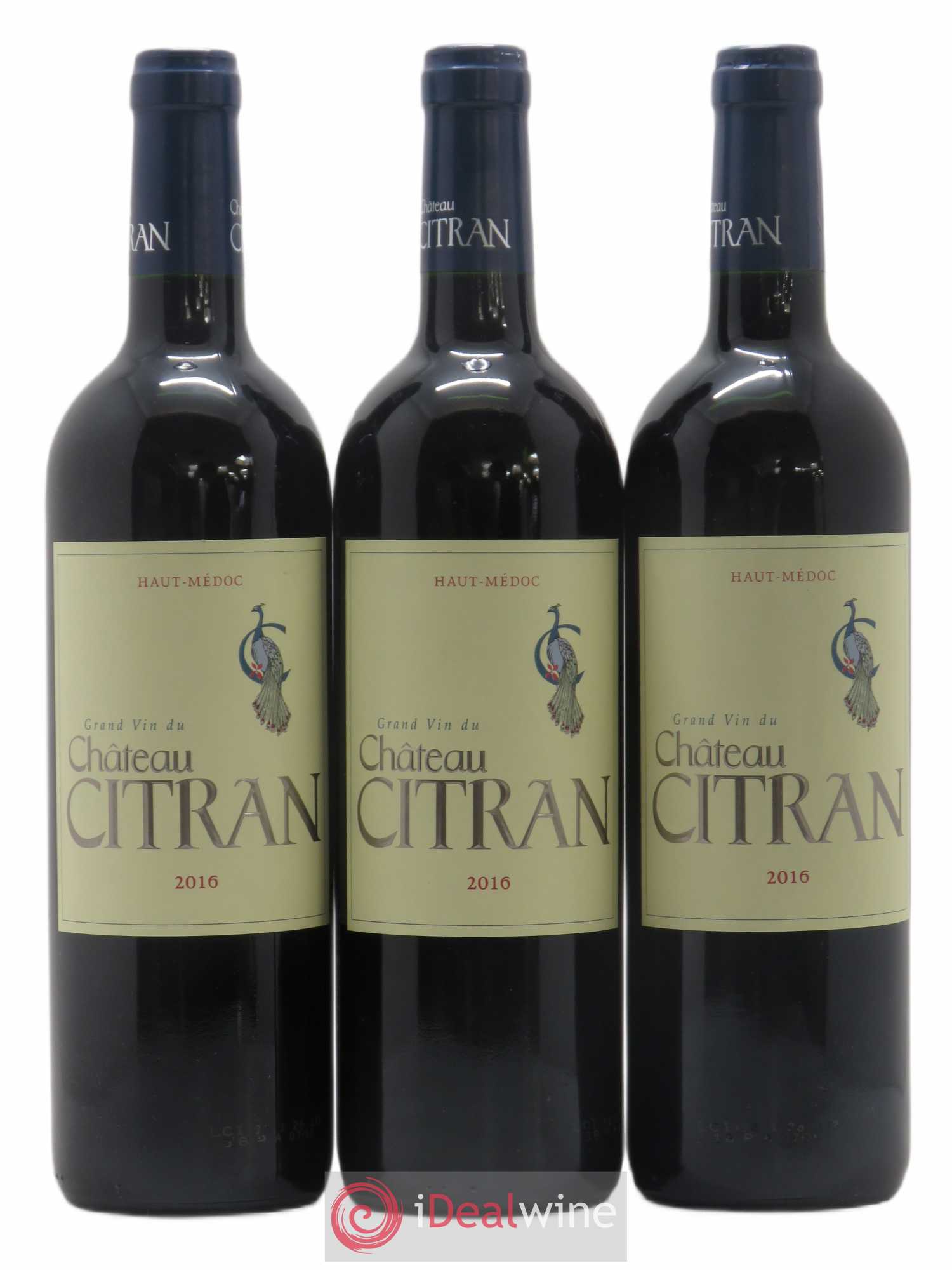 Château Citran Cru Bourgeois 2016 - Lot de 3 bouteilles - 0