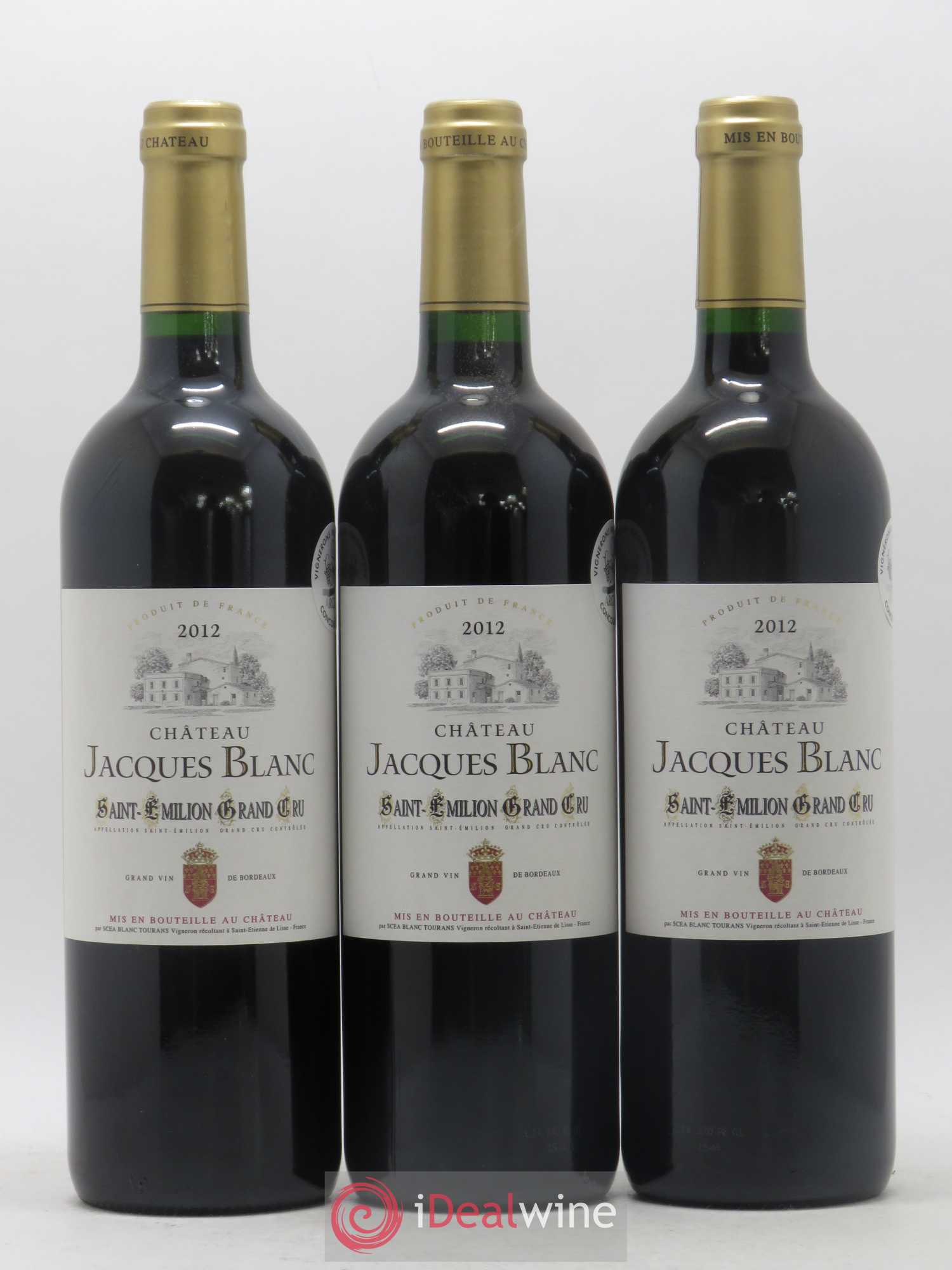 Château Jacques Blanc 2012 - Lot de 6 bouteilles - 1