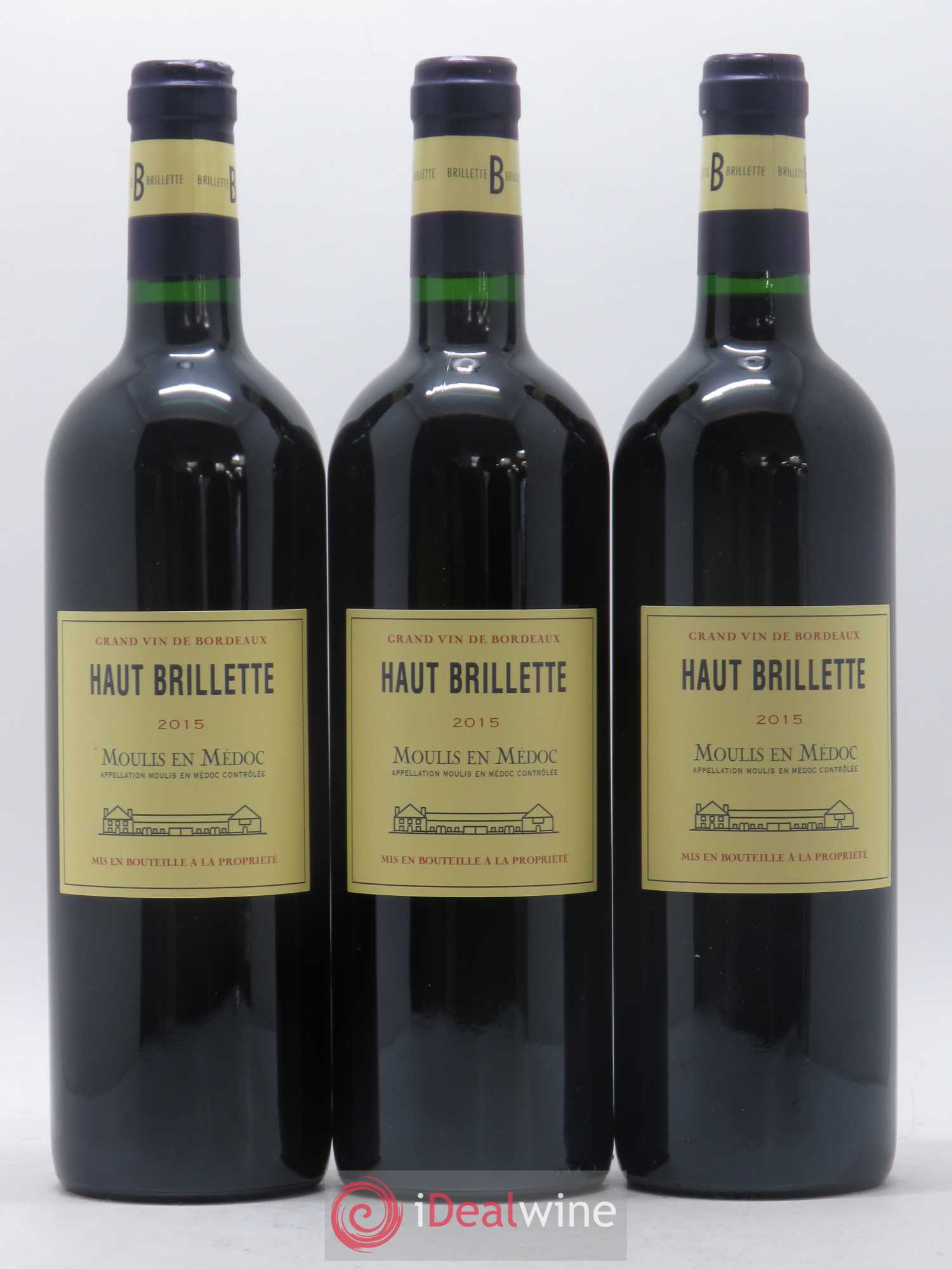 Haut Brillette 2015 - Lot of 6 bottles - 1