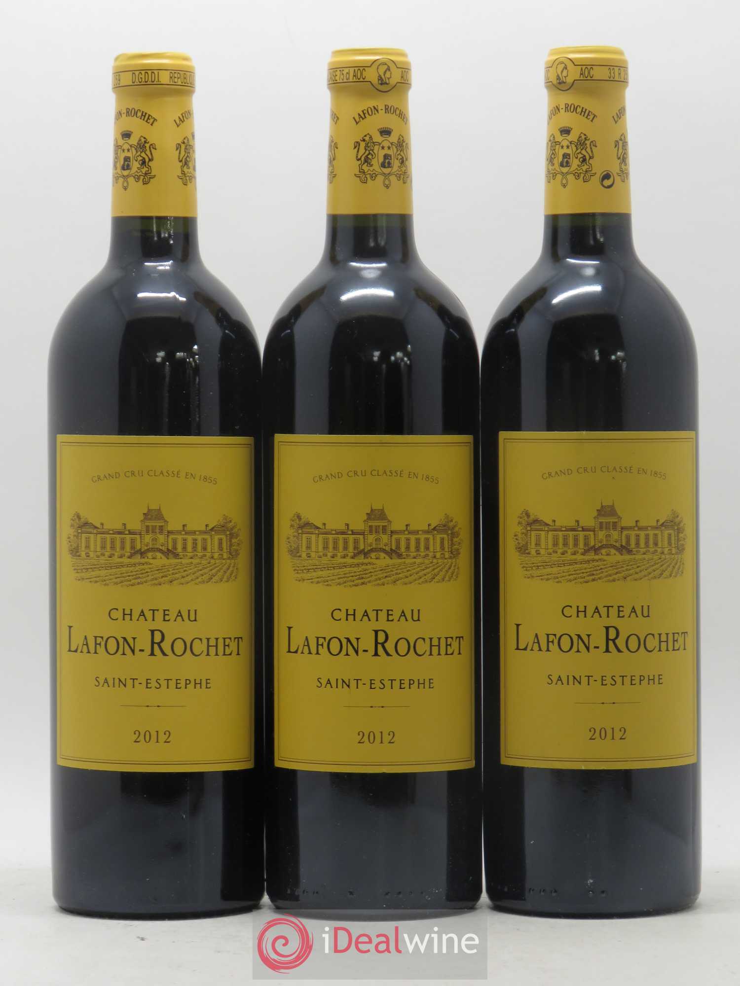 Château Lafon Rochet 4ème Grand Cru Classé 2012 - Lot de 6 bouteilles - 1