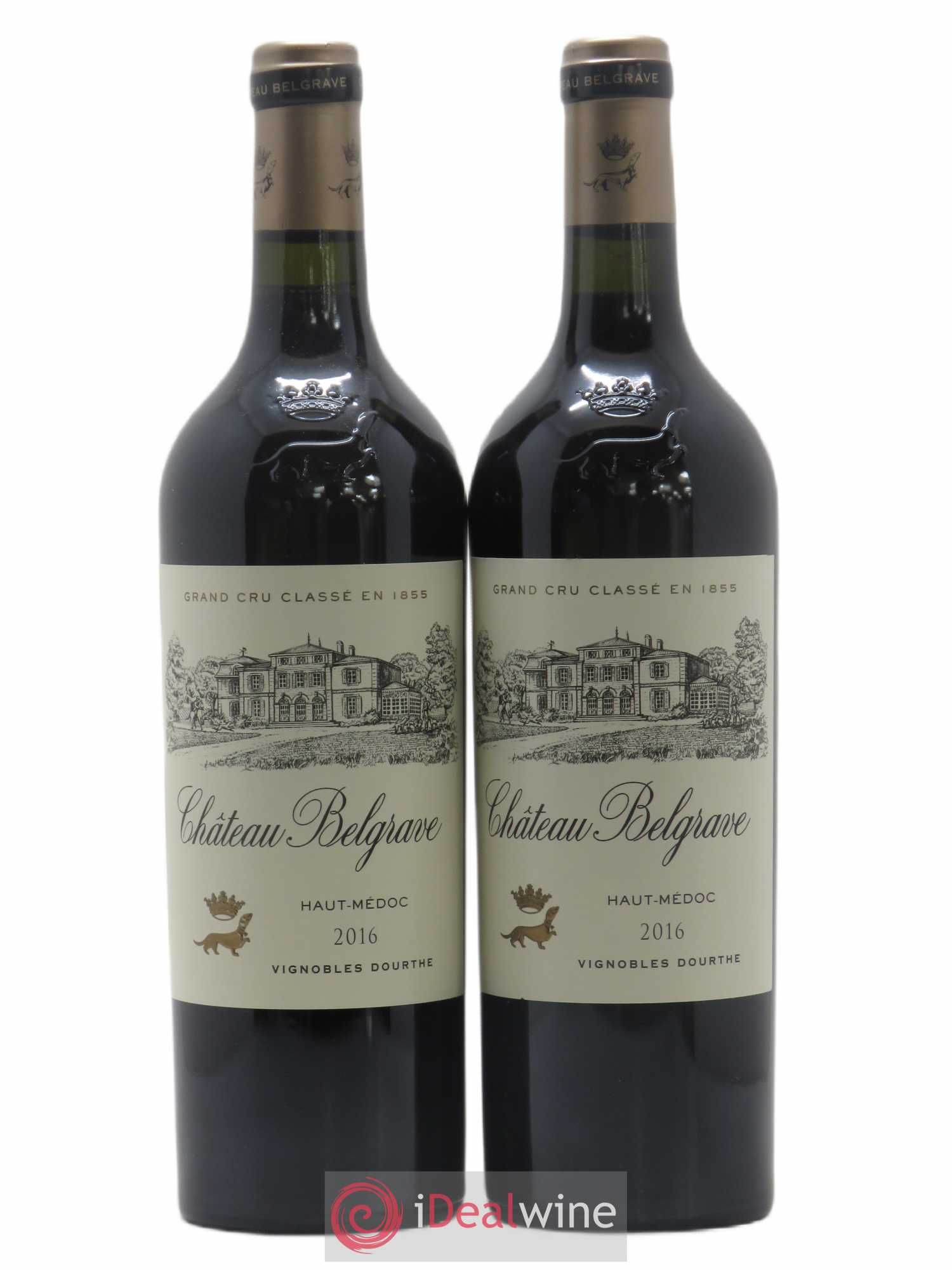 Château Belgrave 5ème Grand Cru Classé 2016 - Lot de 2 bouteilles - 0
