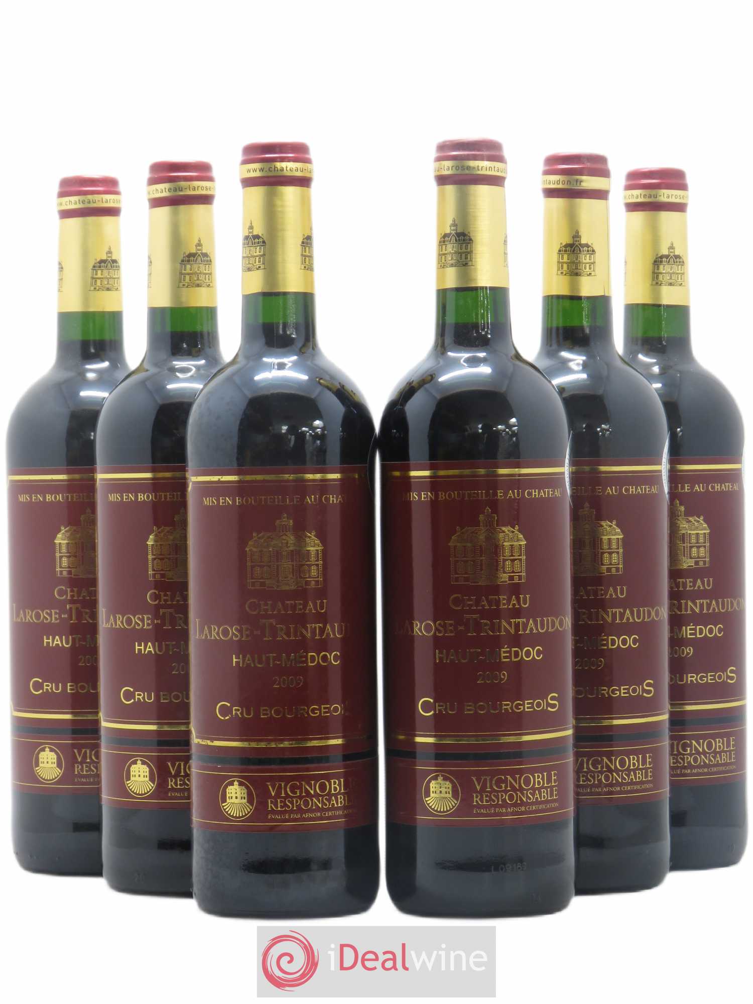 Château Larose Trintaudon Cru Bourgeois 2009 - Lot de 6 bouteilles - 0
