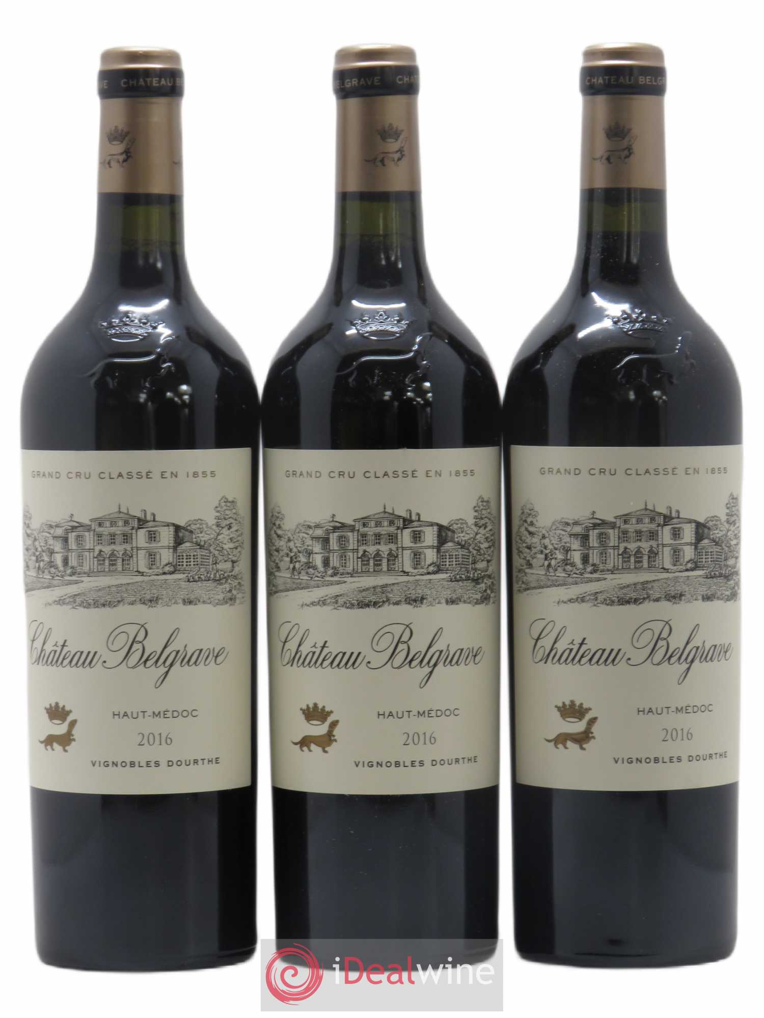 Château Belgrave 5ème Grand Cru Classé 2016 - Lot de 3 bouteilles - 0