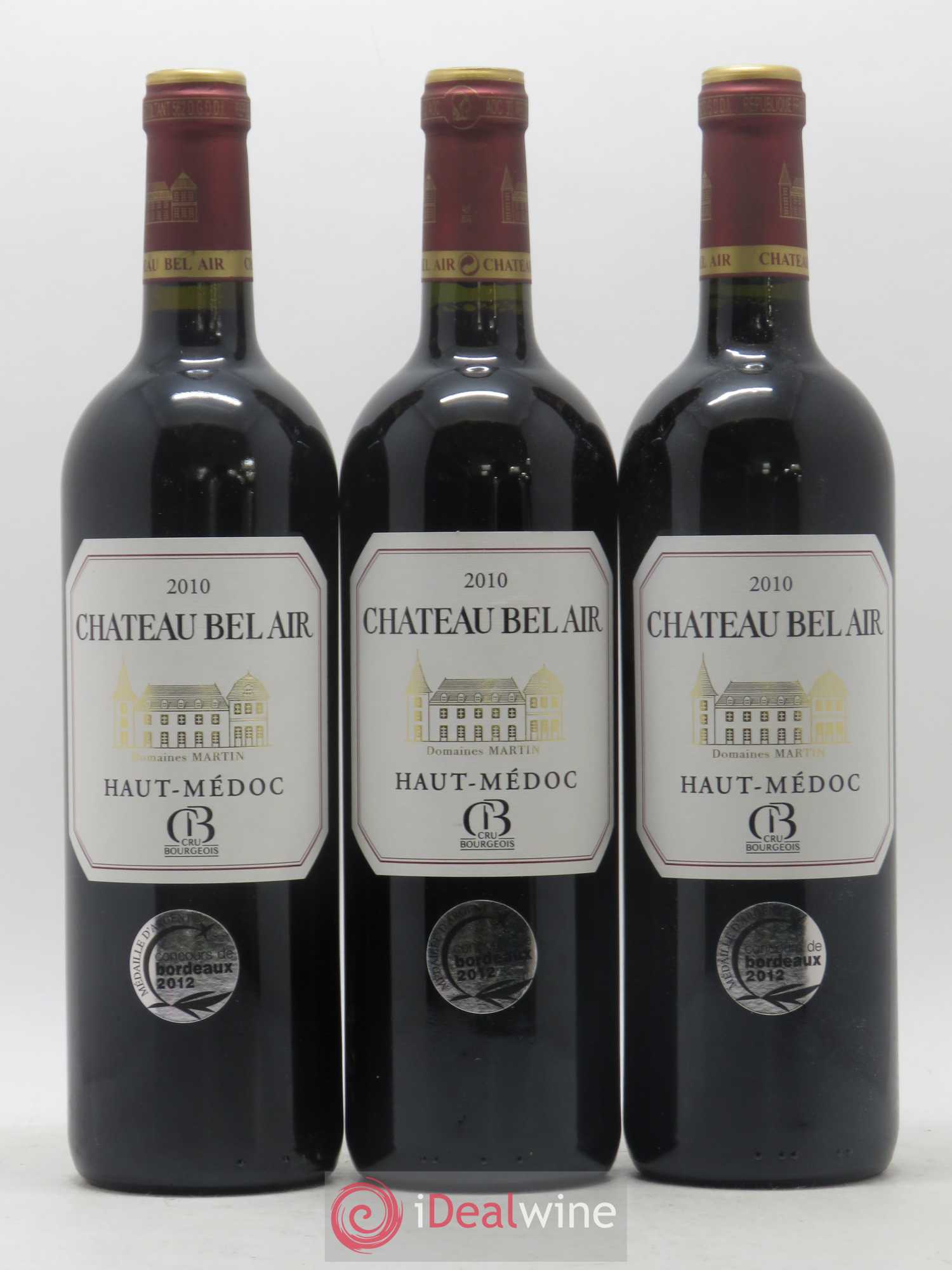 Château Bel Air 2010 - Lot of 6 bottles - 2