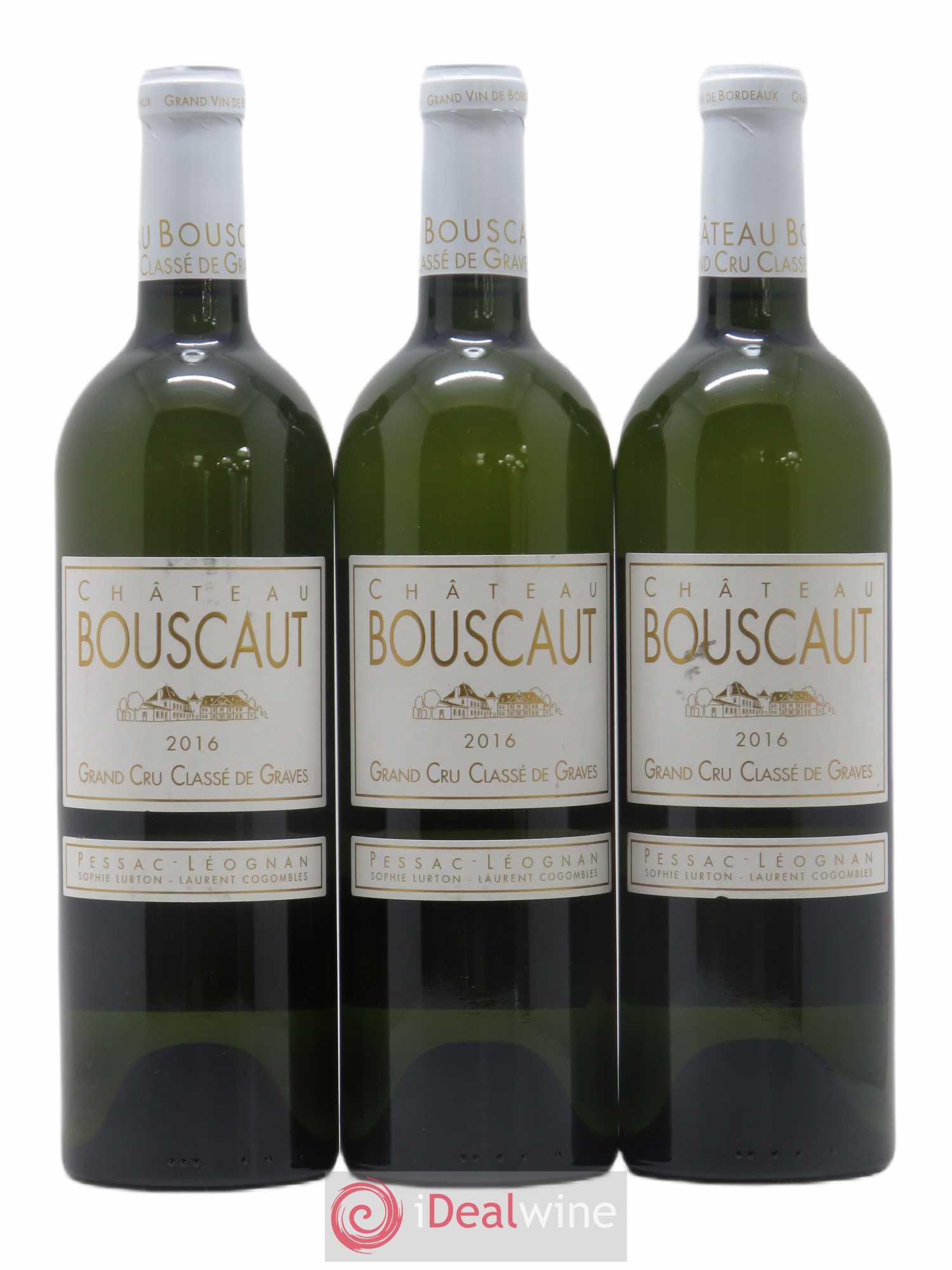 Château Bouscaut Cru Classé de Graves 2016 - Lot de 3 bouteilles - 0