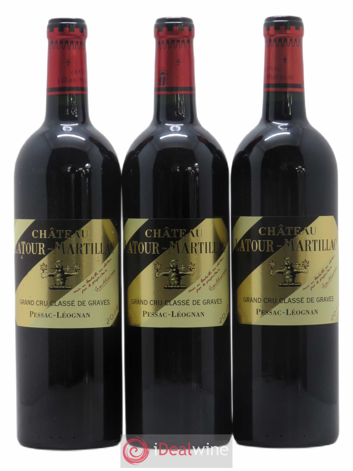 Château Latour-Martillac Cru Classé de Graves 2016 - Lot de 3 bouteilles - 0