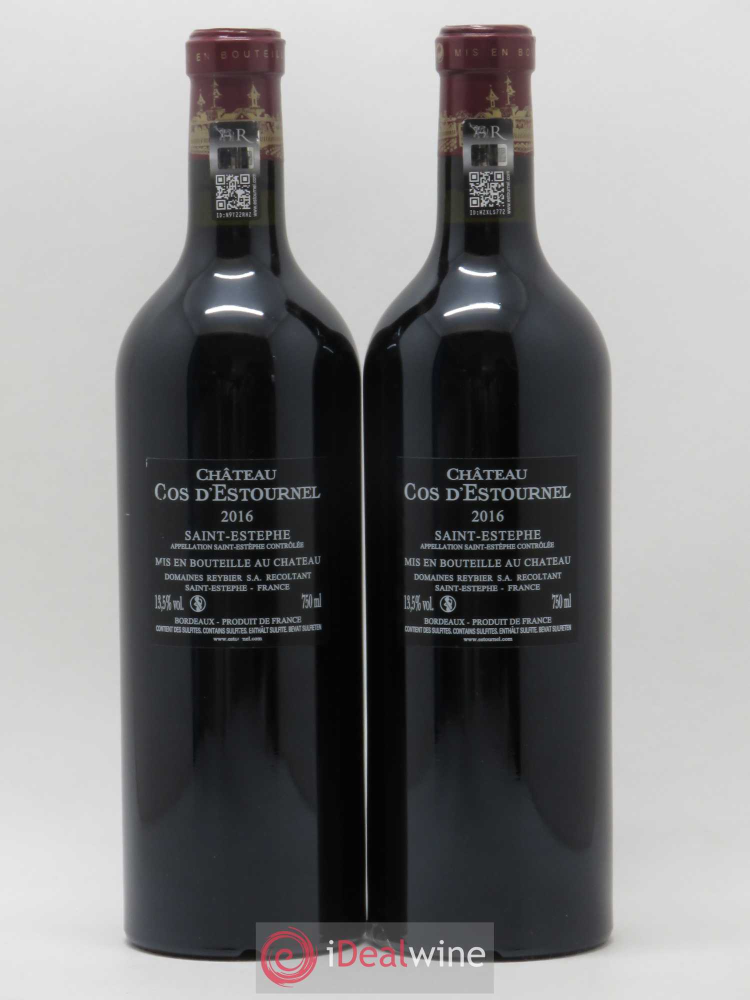 Cos d'Estournel 2ème Grand Cru Classé 2016 - Lot de 2 bouteilles - 1
