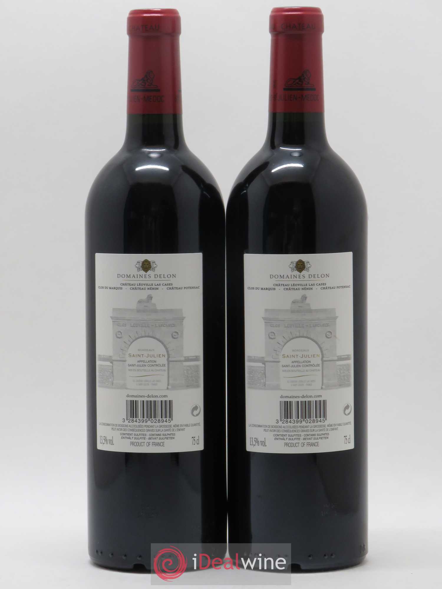 Château Léoville Las Cases 2ème Grand Cru Classé 2015 - Lot de 2 bouteilles - 1