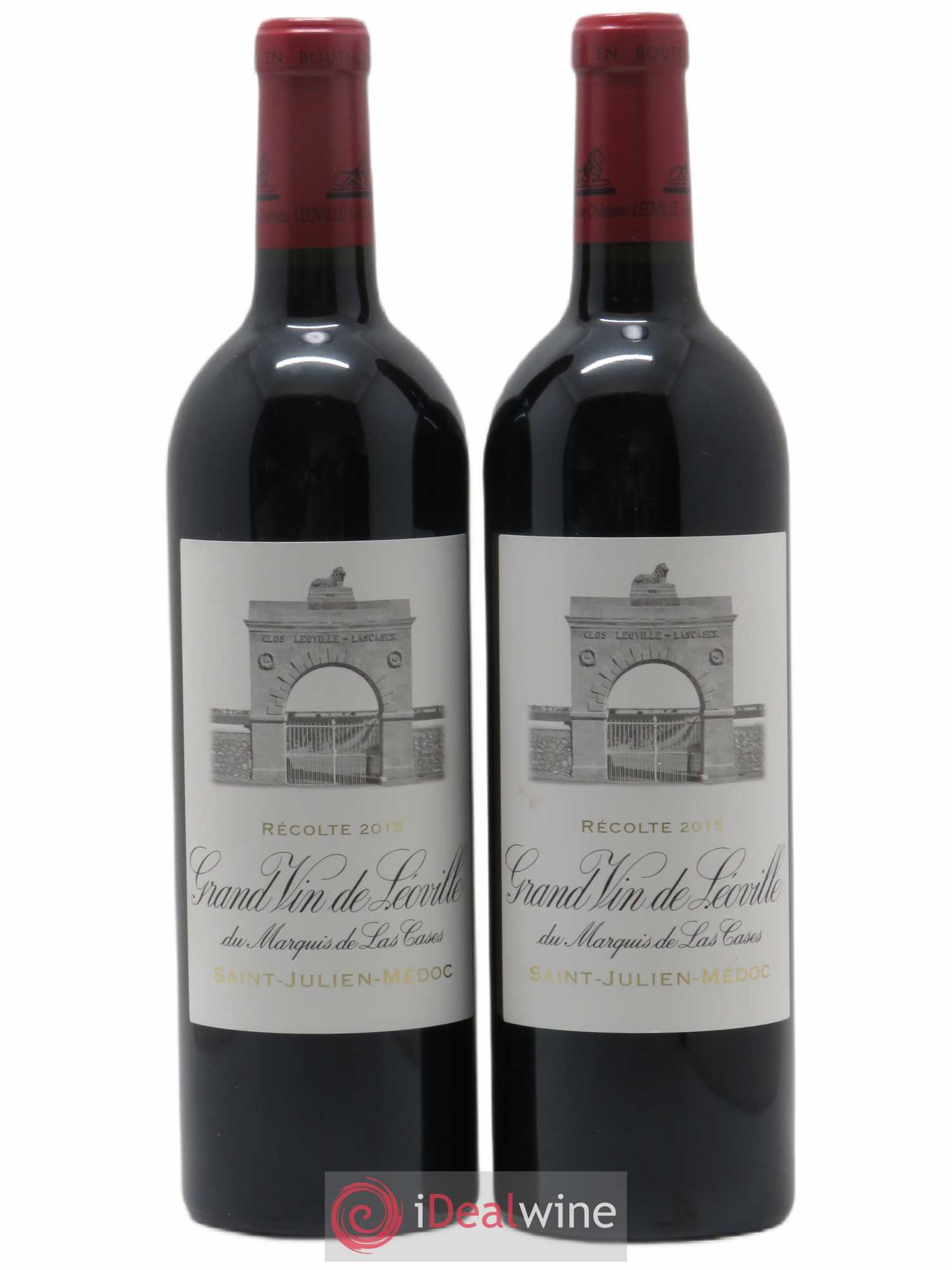 Château Léoville Las Cases 2ème Grand Cru Classé 2015 - Lot de 2 bouteilles - 0