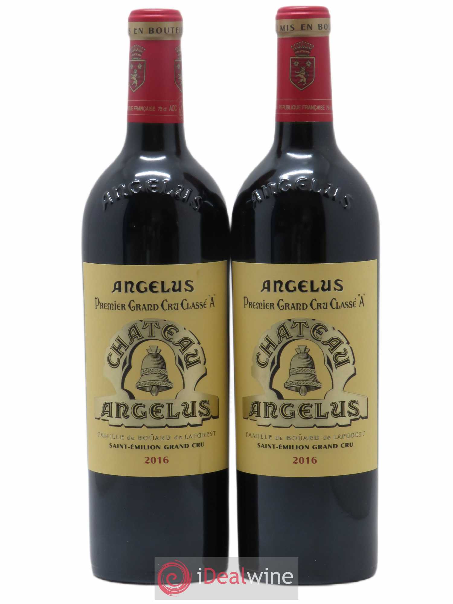Château Angélus 1er Grand Cru Classé A 2016 - Lot de 2 bouteilles - 0