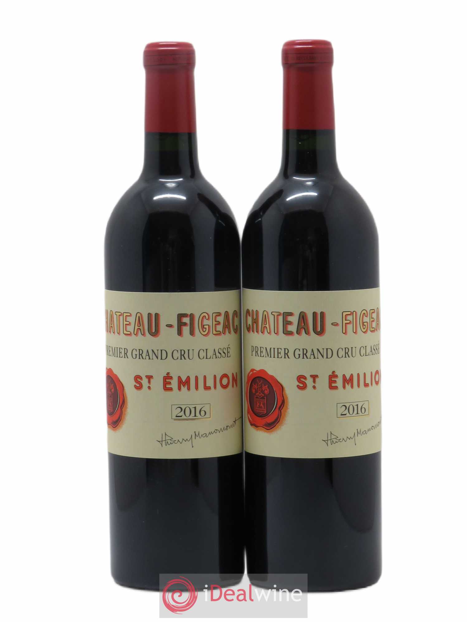 Château Figeac 1er Grand Cru Classé A 2016 - Lot de 2 bouteilles - 0