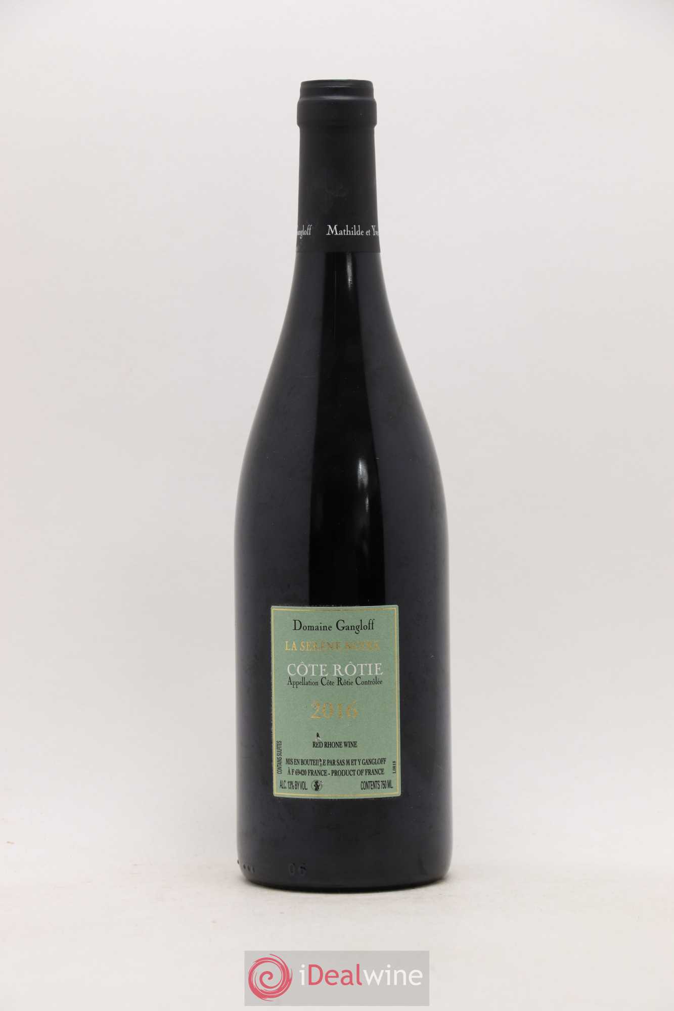 Côte-Rôtie La Sereine Noire Gangloff (Domaine) 2016 - Lot de 1 bouteille - 1