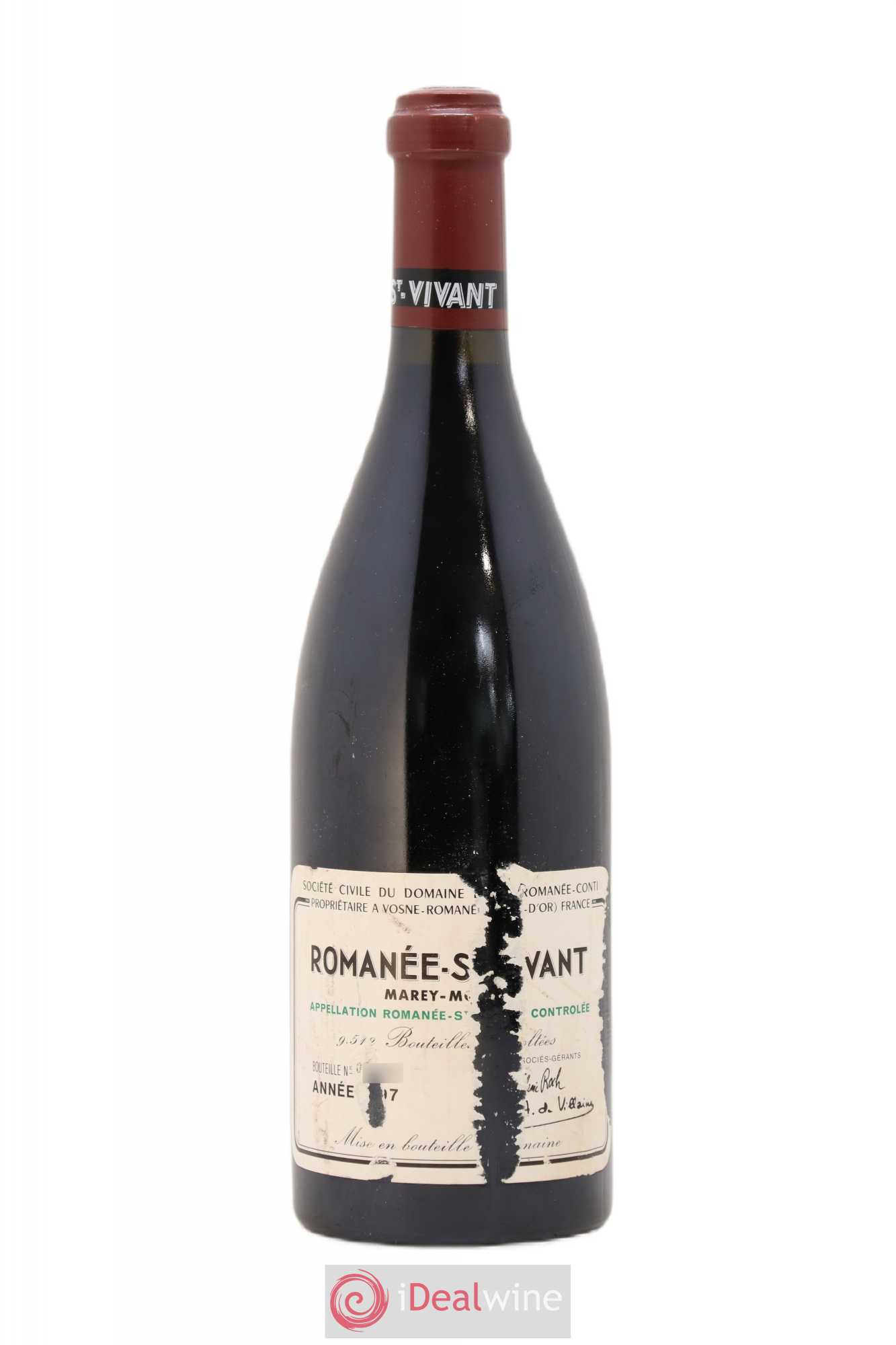 Romanée-Saint-Vivant Grand Cru Domaine de la Romanée-Conti 1997 - Lot de 1 bouteille - 0