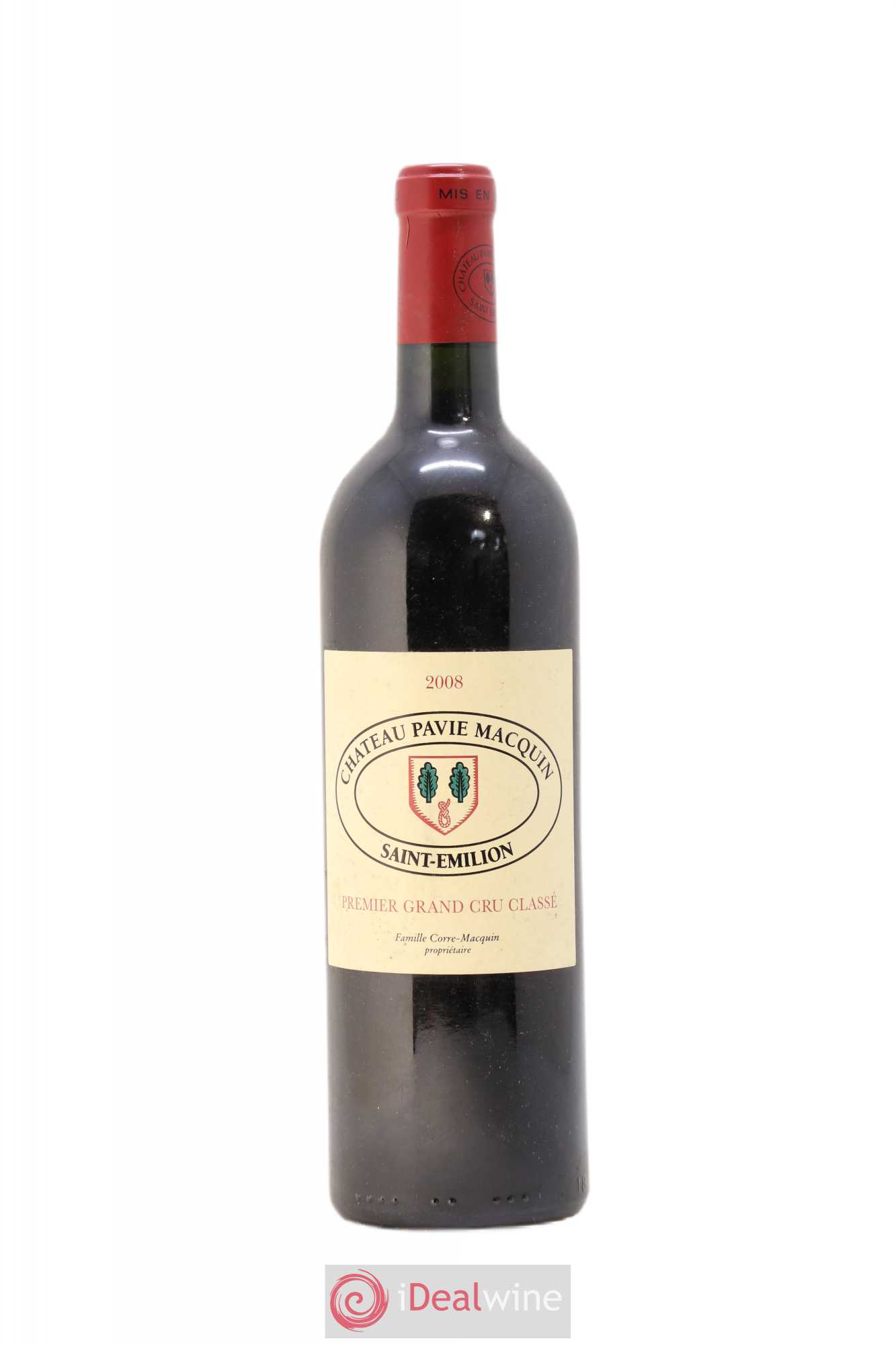 Château Pavie Macquin 1er Grand Cru Classé B 2008 - Lot de 1 bouteille - 0