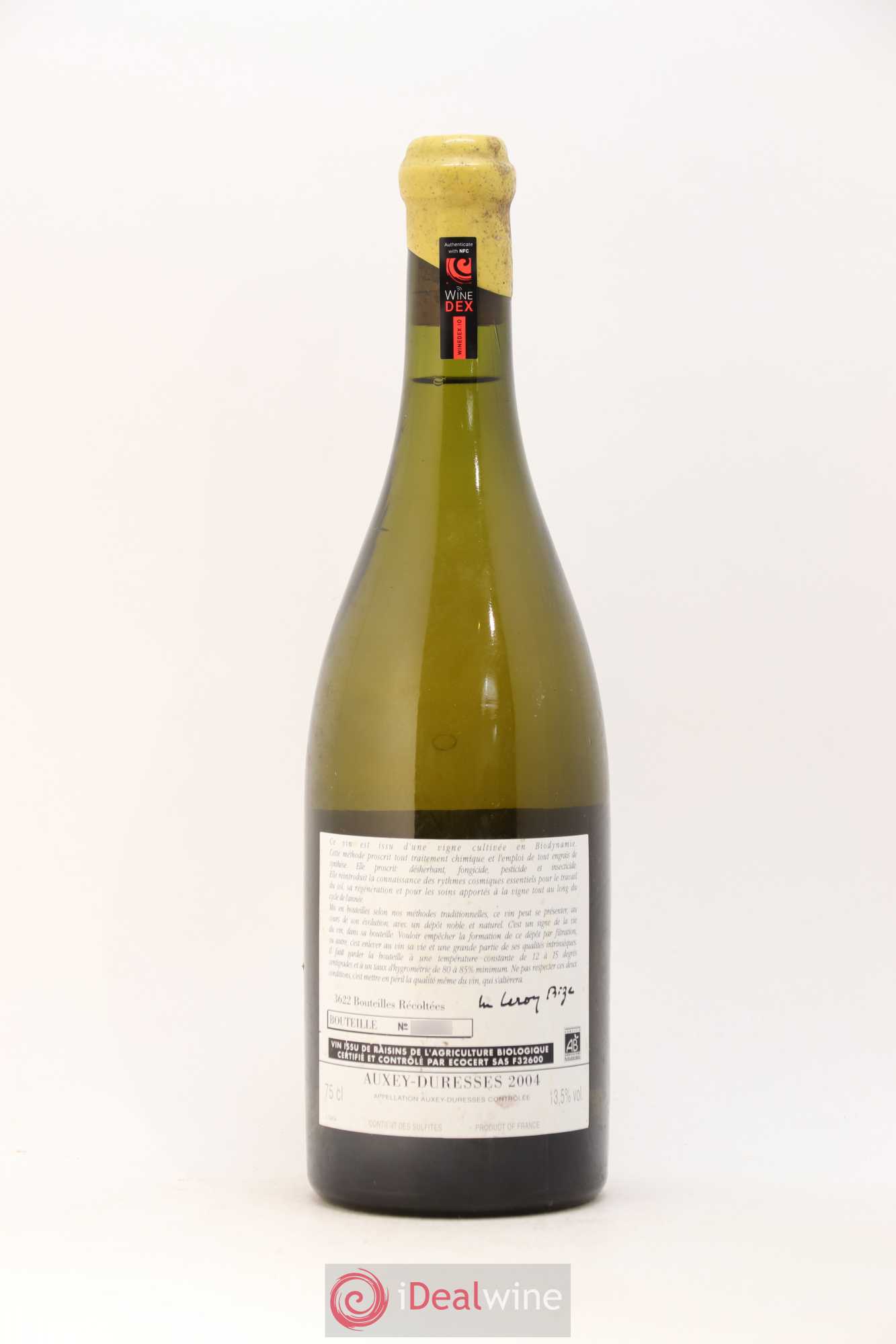 Auxey-Duresses d'Auvenay (Domaine) 2004 - Lot de 1 bouteille - 1