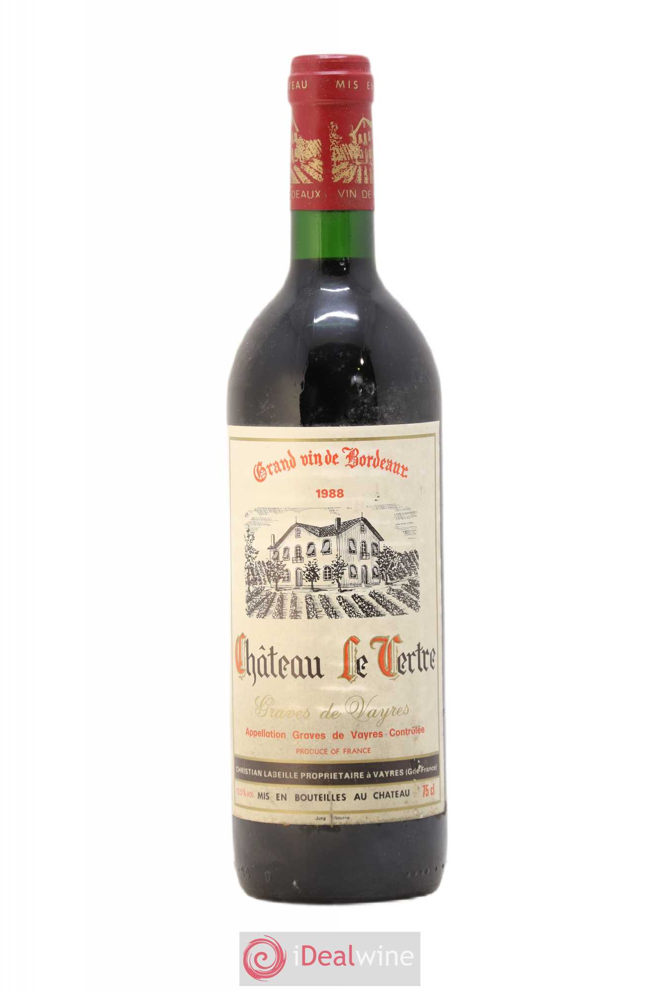 Graves Château le Tertre 1988 - Posten von 1 Flasche - 0