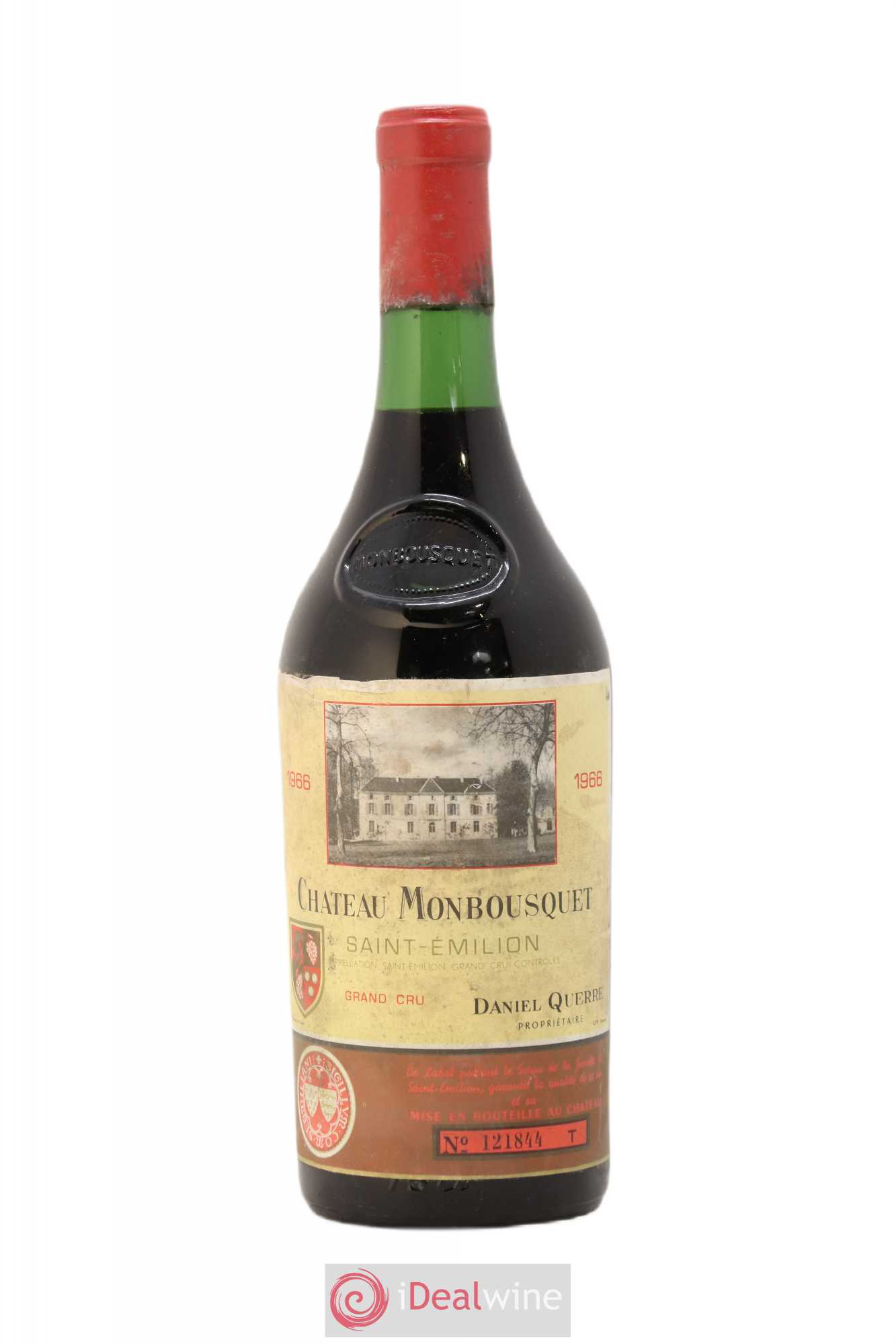 Château Monbousquet Grand Cru Classé 1966 - Lot de 1 bouteille - 0