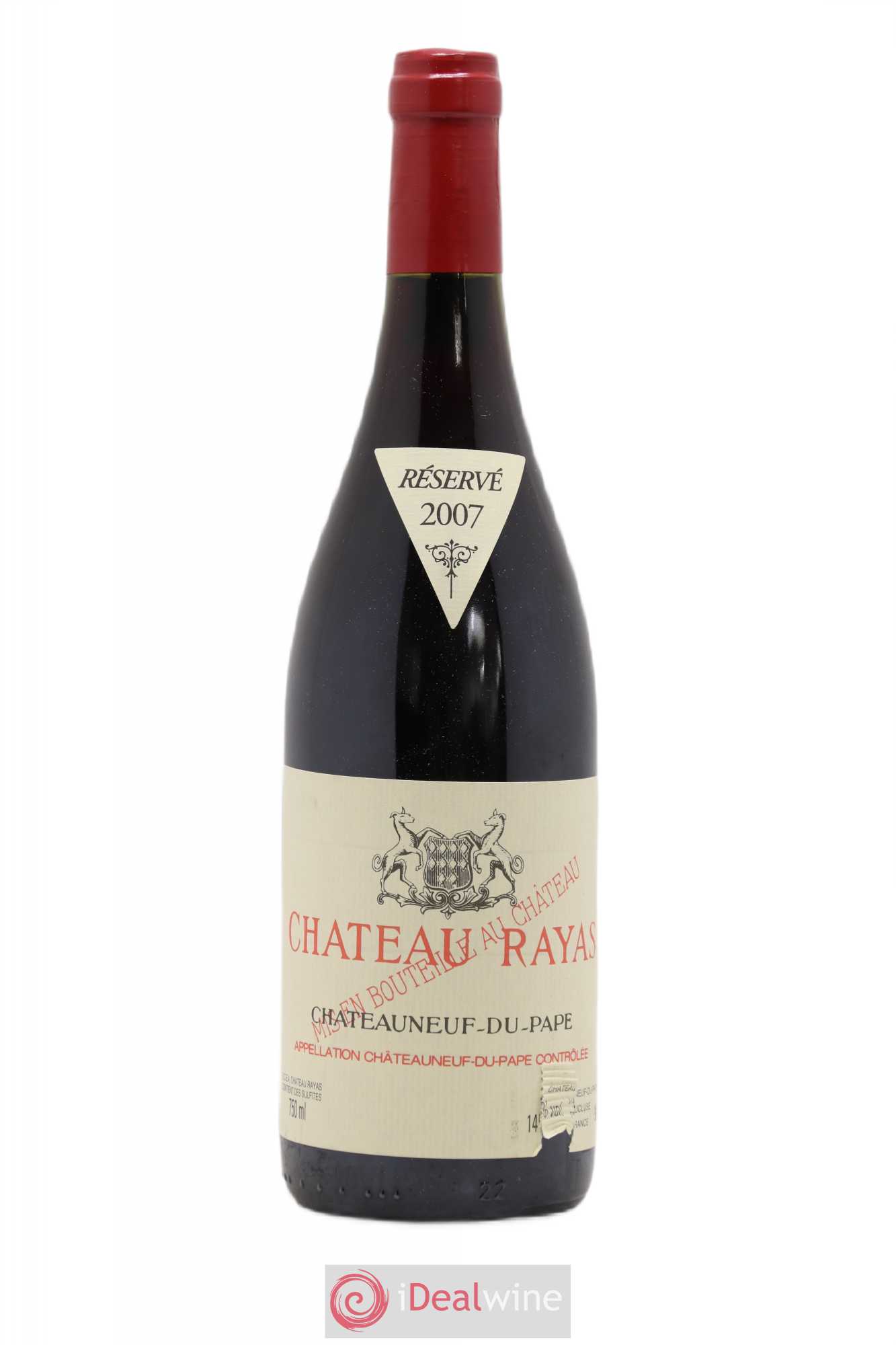 Châteauneuf-du-Pape Château Rayas Emmanuel Reynaud 2007 - Lot de 1 bouteille - 0