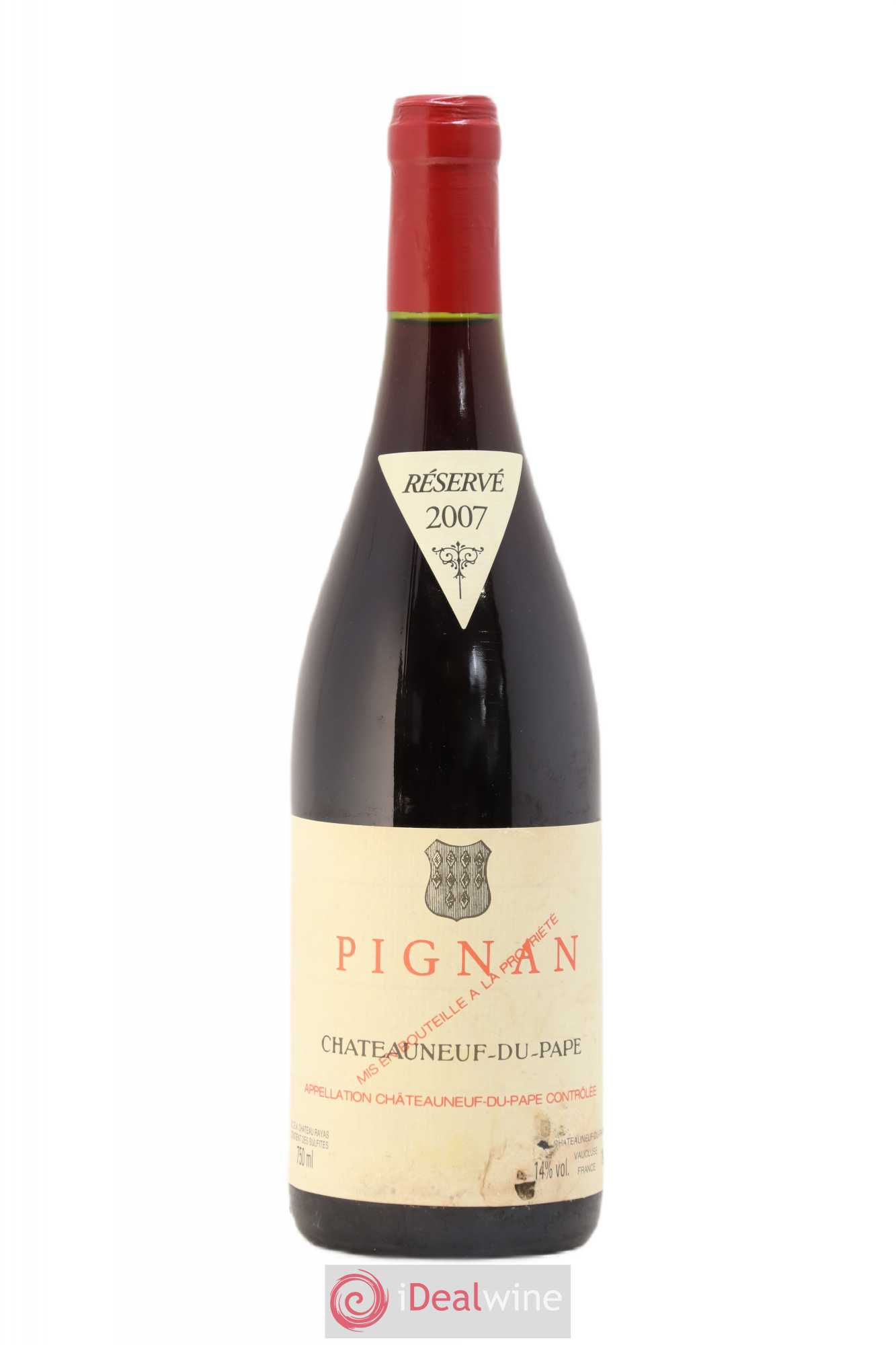 Châteauneuf-du-Pape Pignan Emmanuel Reynaud 2007 - Lot de 1 bouteille - 0