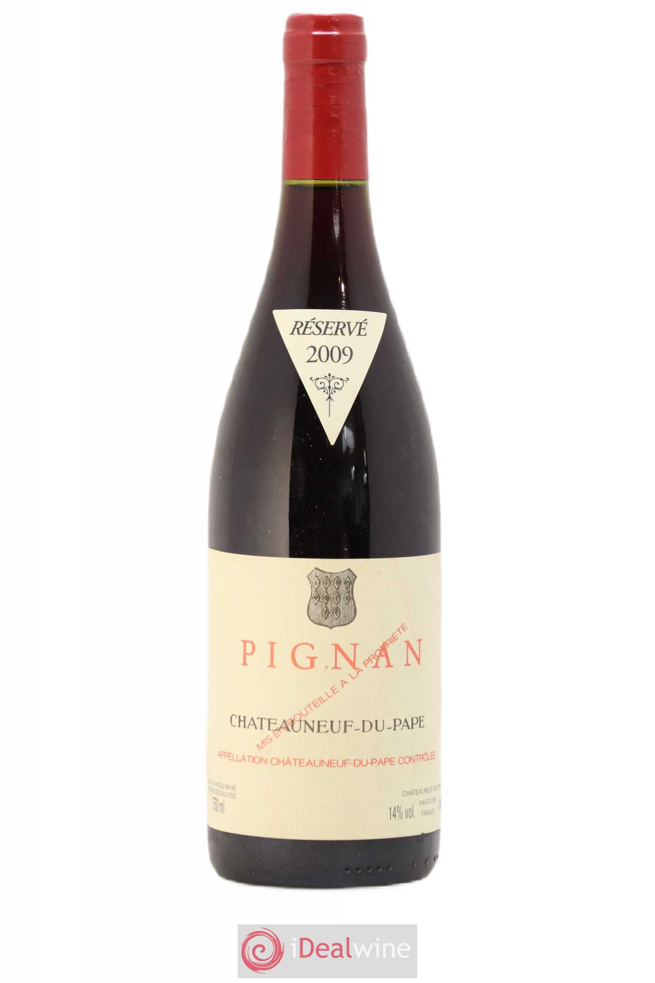 Châteauneuf-du-Pape Pignan Emmanuel Reynaud 2009 - Lot de 1 bouteille - 0