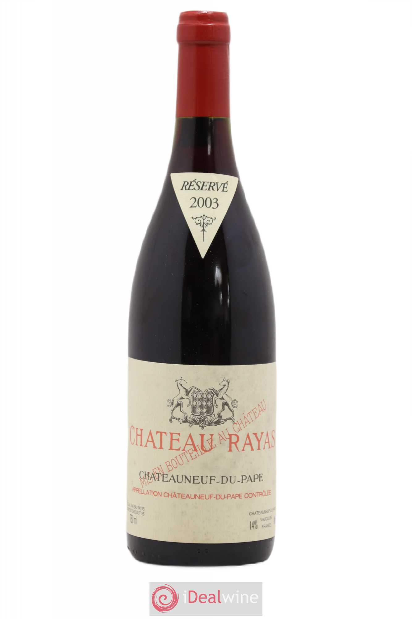 Châteauneuf-du-Pape Château Rayas Emmanuel Reynaud 2003 - Lot de 1 bouteille - 0