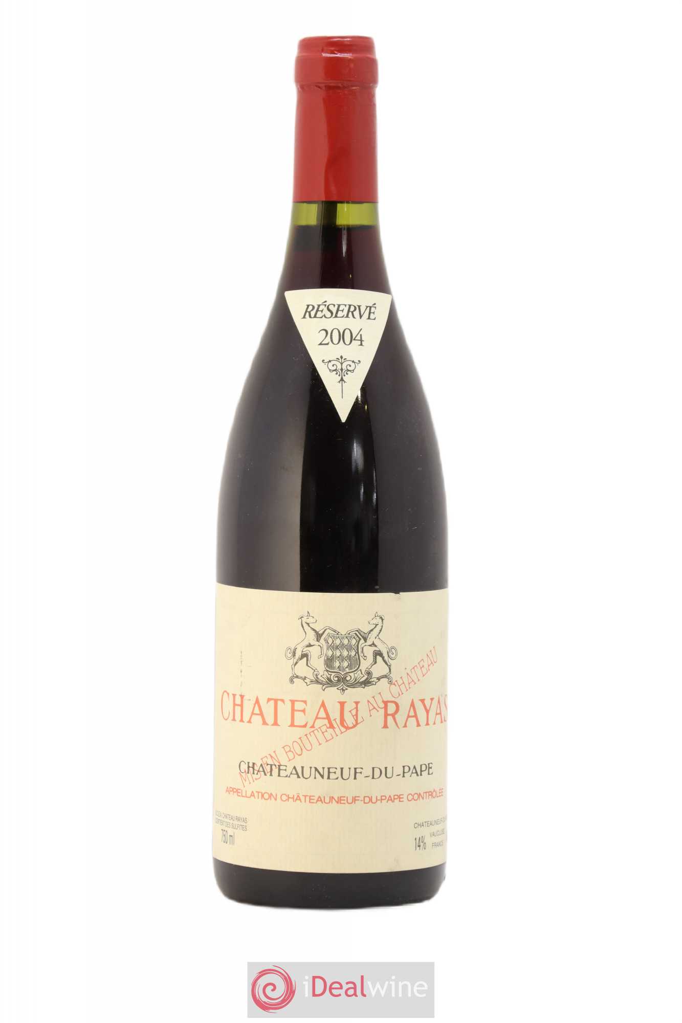 Châteauneuf-du-Pape Château Rayas Emmanuel Reynaud 2004 - Lot de 1 bouteille - 0