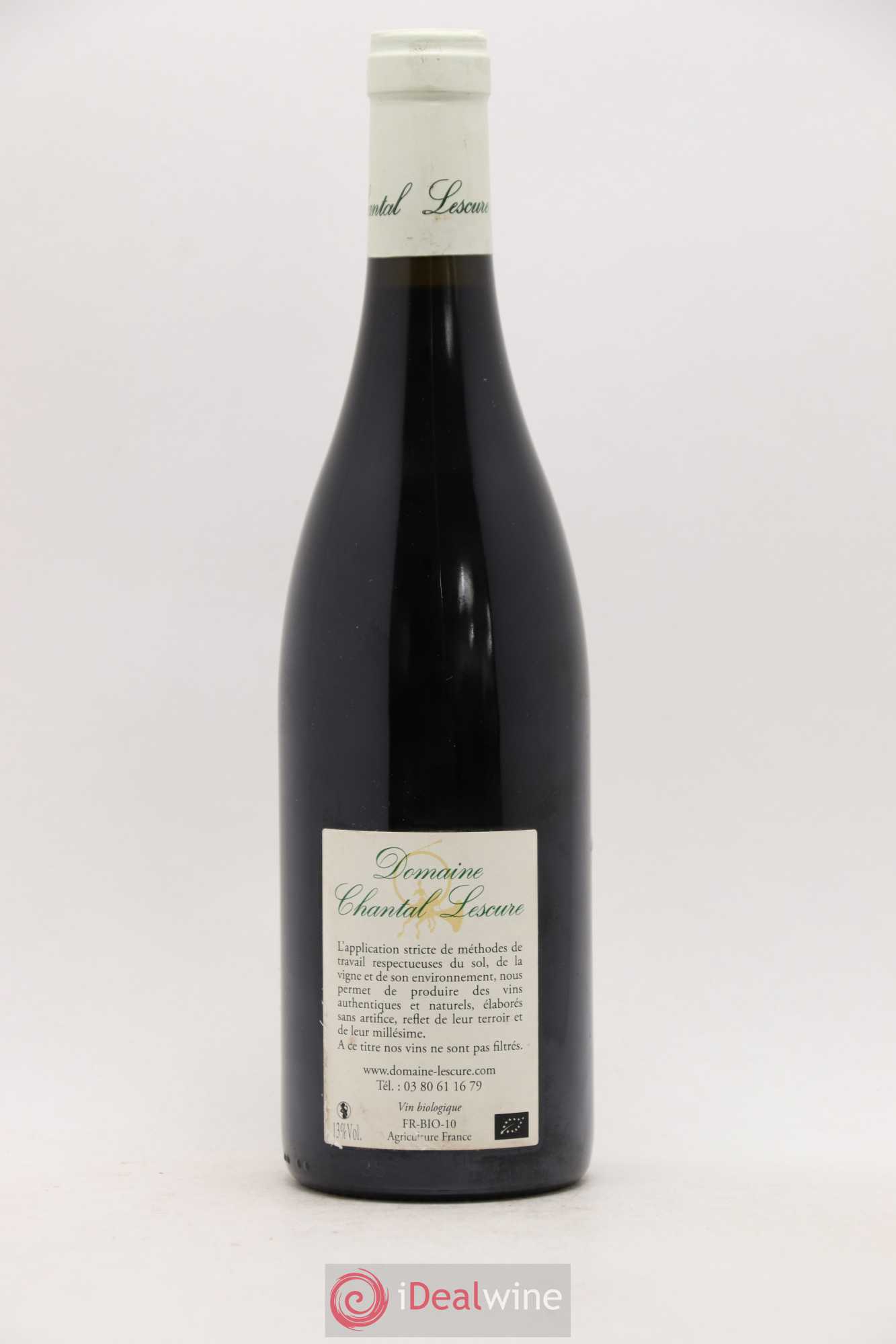 Clos de Vougeot Grand Cru Chantal Lescure 2013 - Lot de 1 bouteille - 1