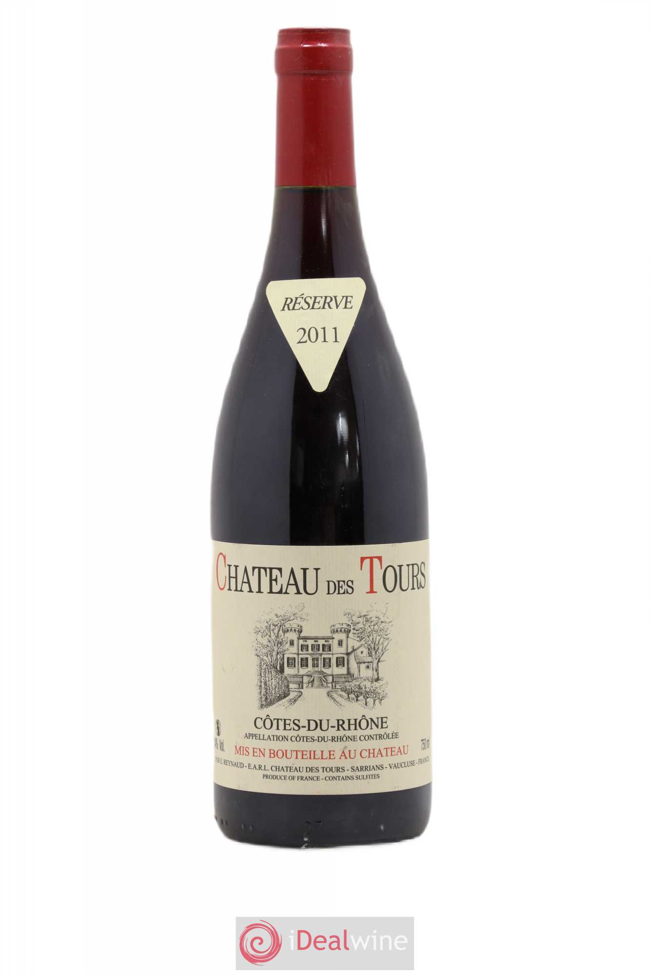 Côtes-du-Rhône Château des Tours Emmanuel Reynaud 2011 - Lot de 1 bouteille - 0