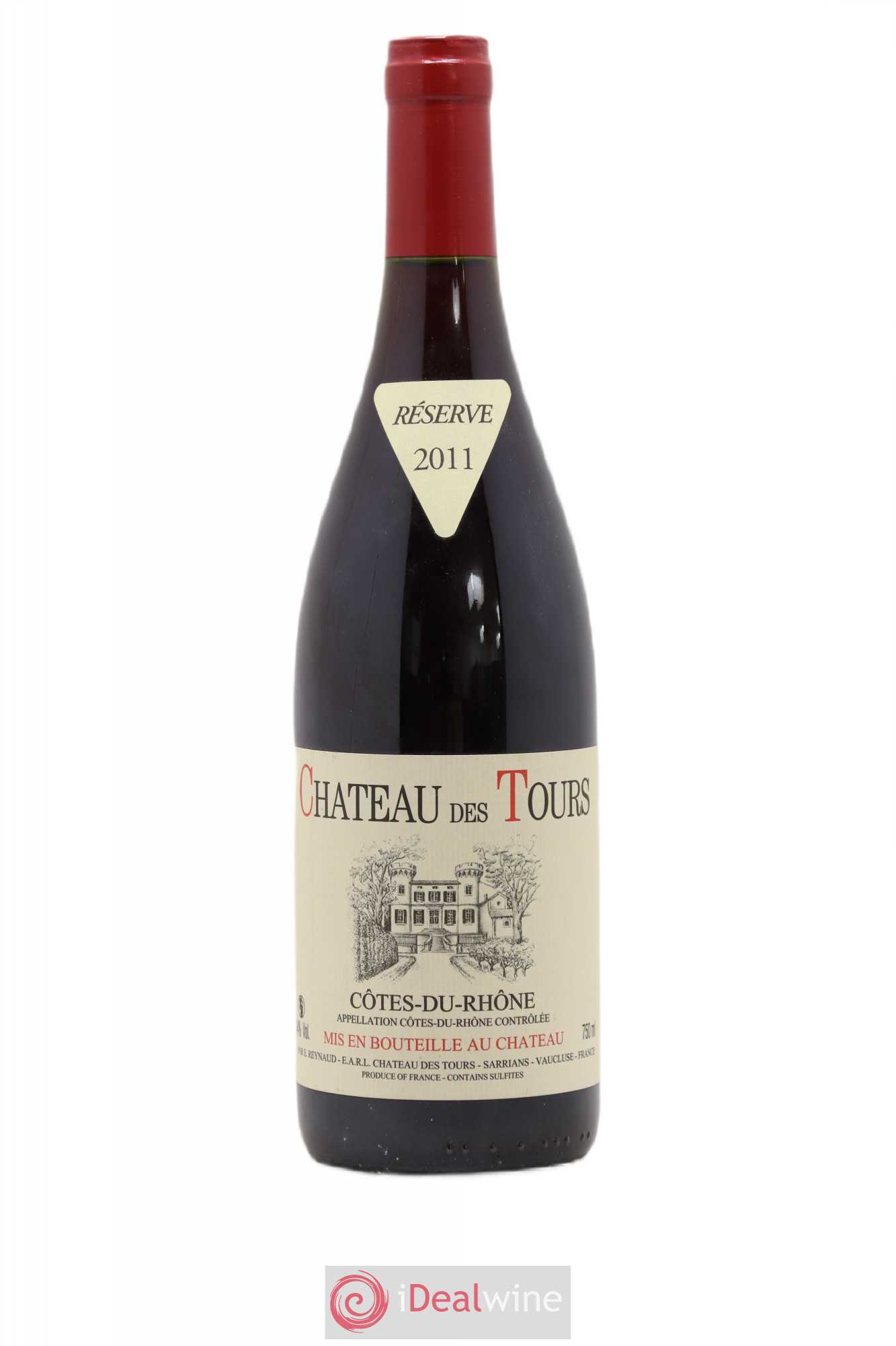 Côtes-du-Rhône Château des Tours Emmanuel Reynaud 2011 - Lot de 1 bouteille - 0