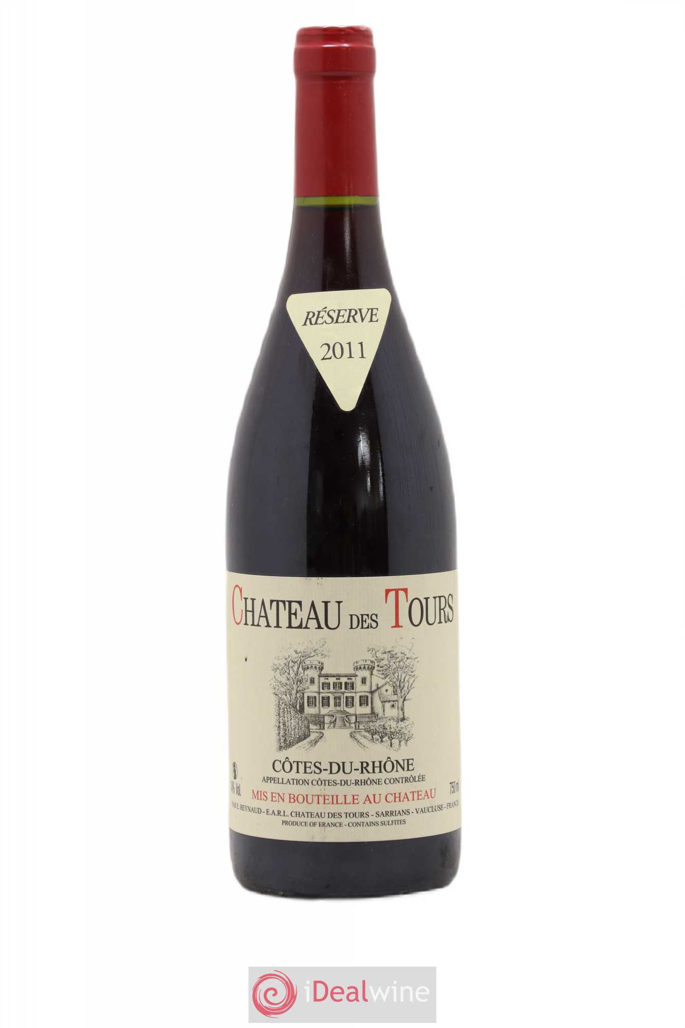 Côtes-du-Rhône Château des Tours Emmanuel Reynaud 2011 - Lot de 1 bouteille - 0