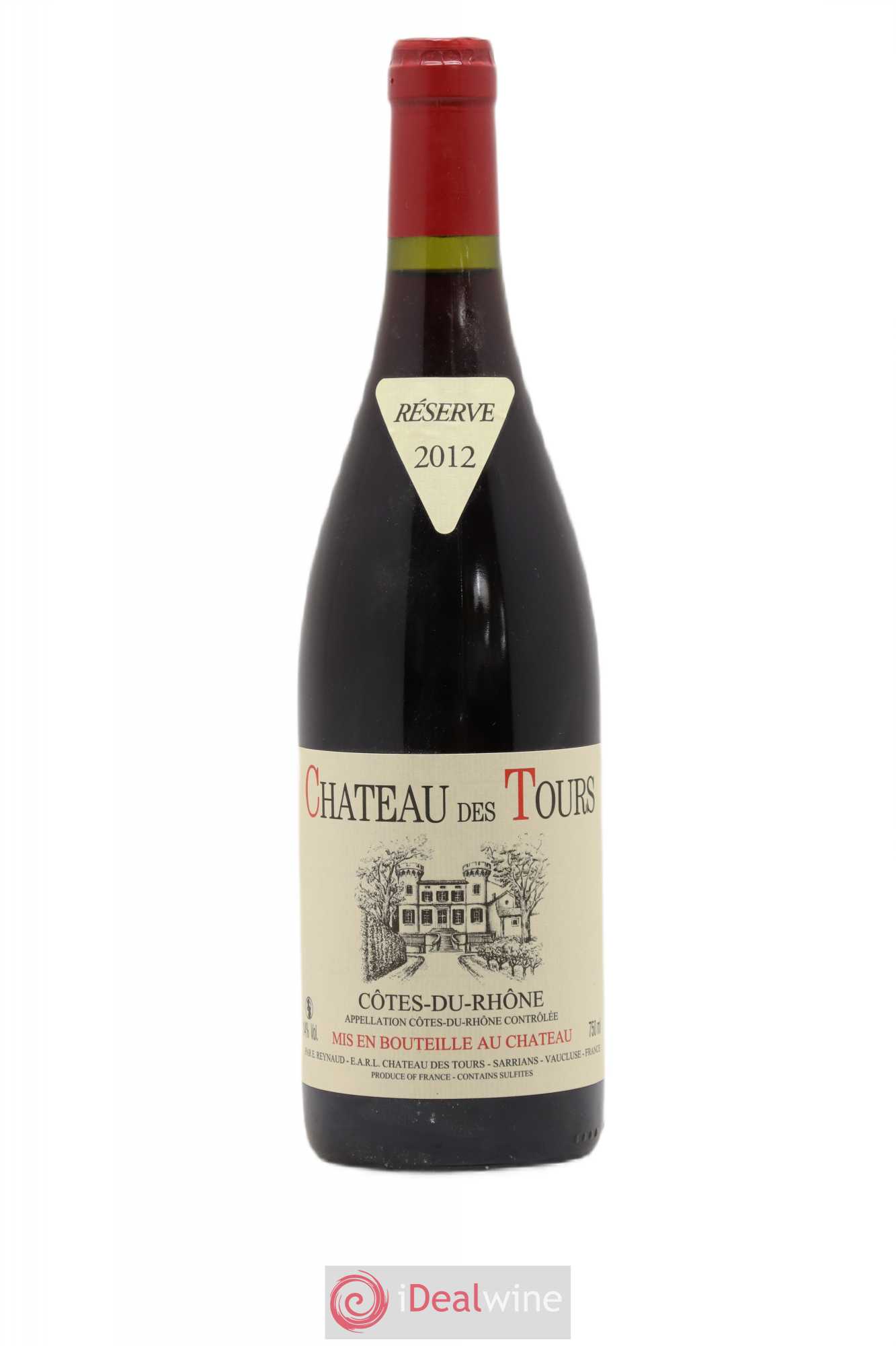 Côtes-du-Rhône Château des Tours Emmanuel Reynaud 2012 - Lot de 1 bouteille - 0