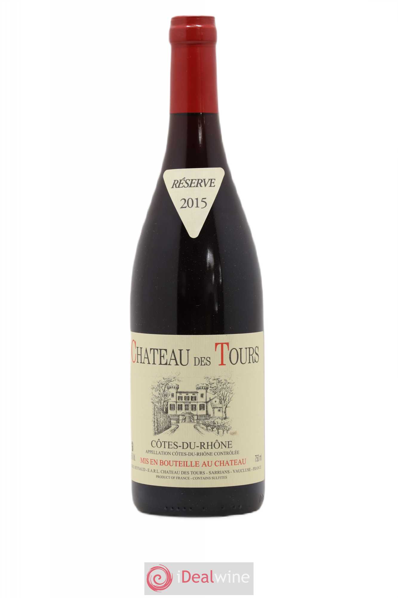 Côtes-du-Rhône Château des Tours Emmanuel Reynaud 2015 - Lot de 1 bouteille - 0