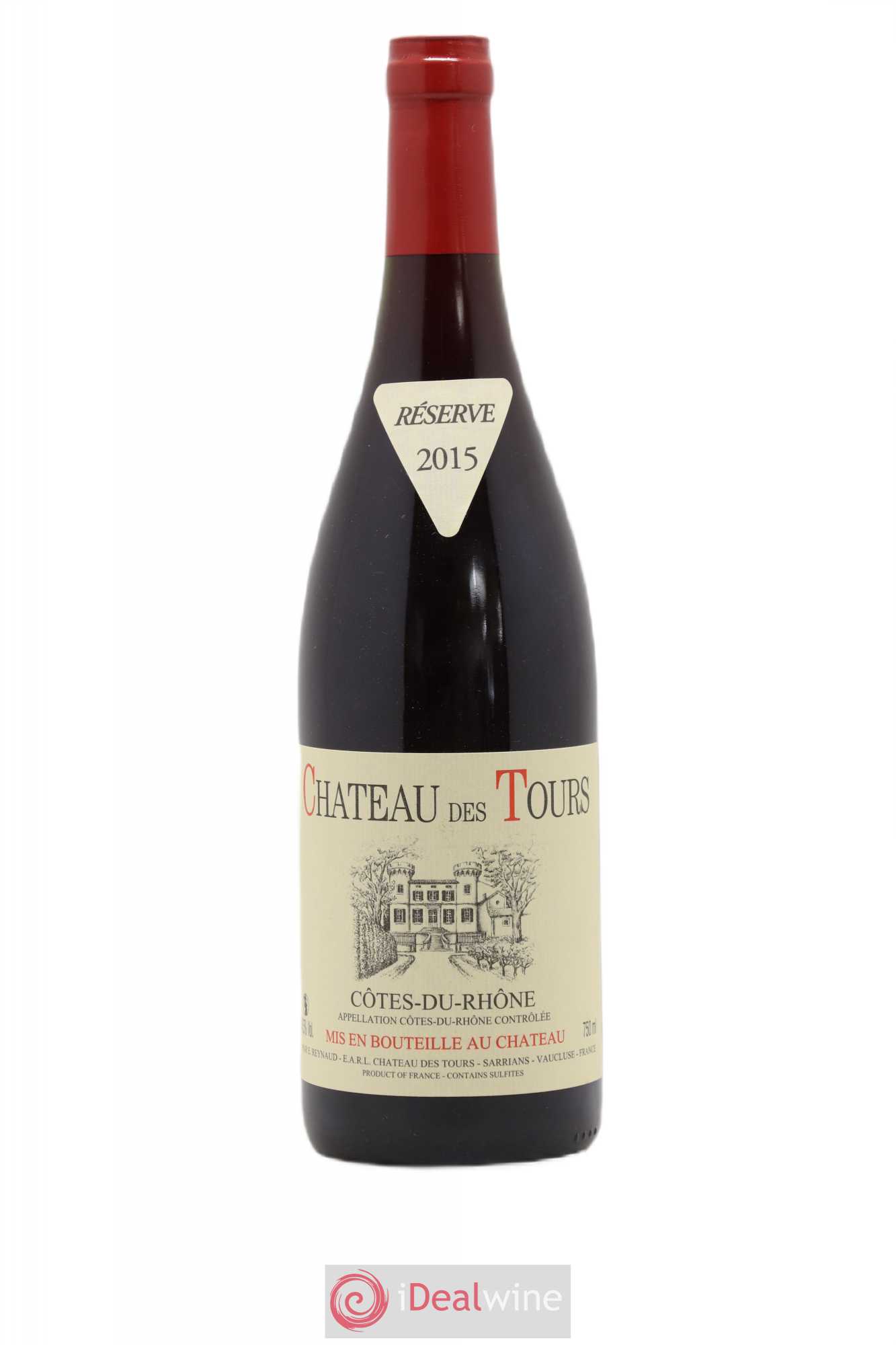 Côtes-du-Rhône Château des Tours Emmanuel Reynaud 2015 - Lot de 1 bouteille - 0
