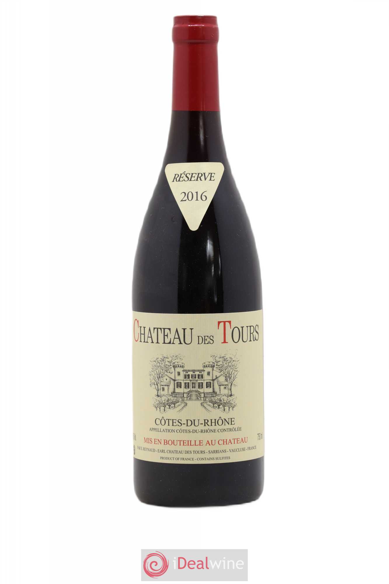 Côtes-du-Rhône Château des Tours Emmanuel Reynaud 2016 - Lot de 1 bouteille - 0