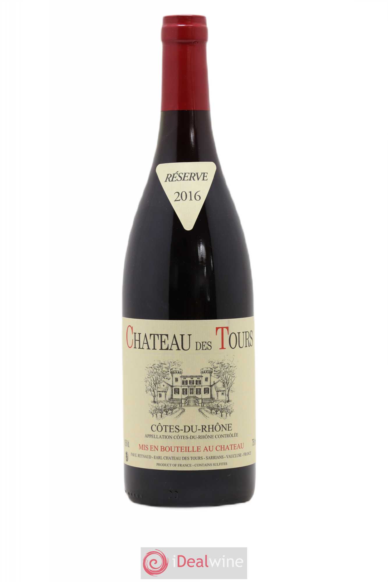 Côtes-du-Rhône Château des Tours Emmanuel Reynaud 2016 - Lot de 1 bouteille - 0