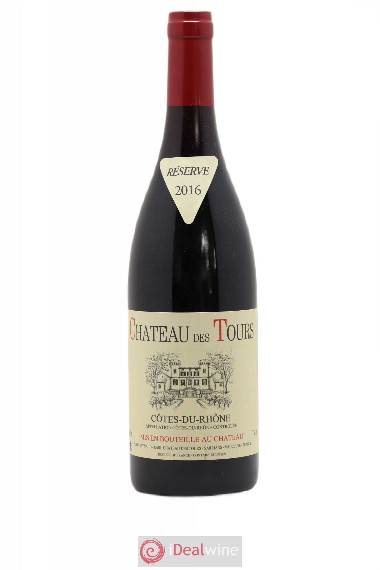Côtes-du-Rhône Château des Tours Emmanuel Reynaud 2016 - Lot de 1 bouteille - 0