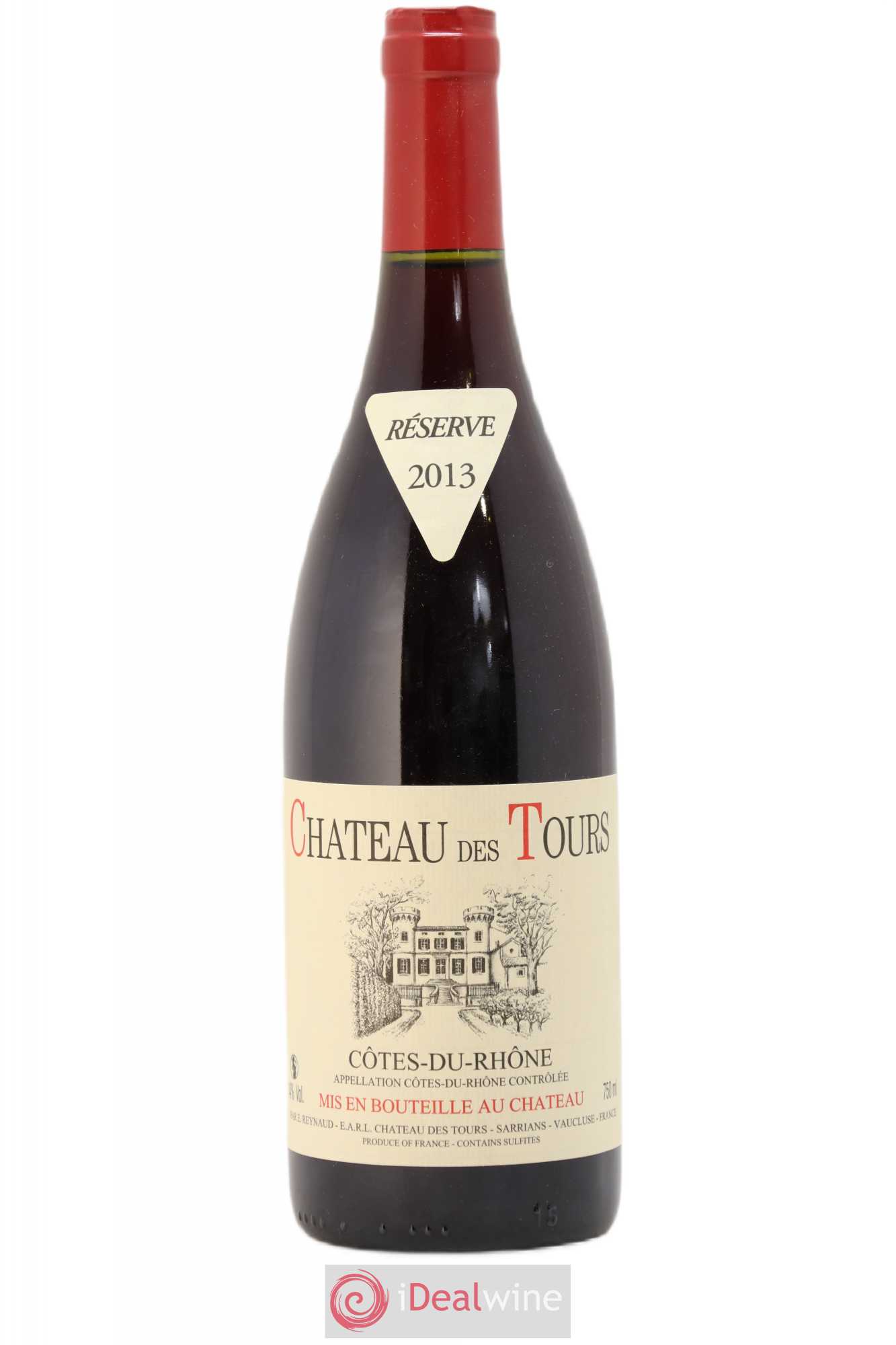 Côtes-du-Rhône Château des Tours Emmanuel Reynaud 2013 - Lot de 1 bouteille - 0